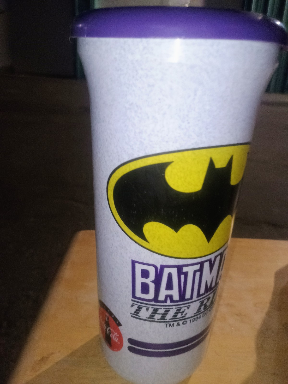 Vintage Batman Water Bottle Six Flags 1994