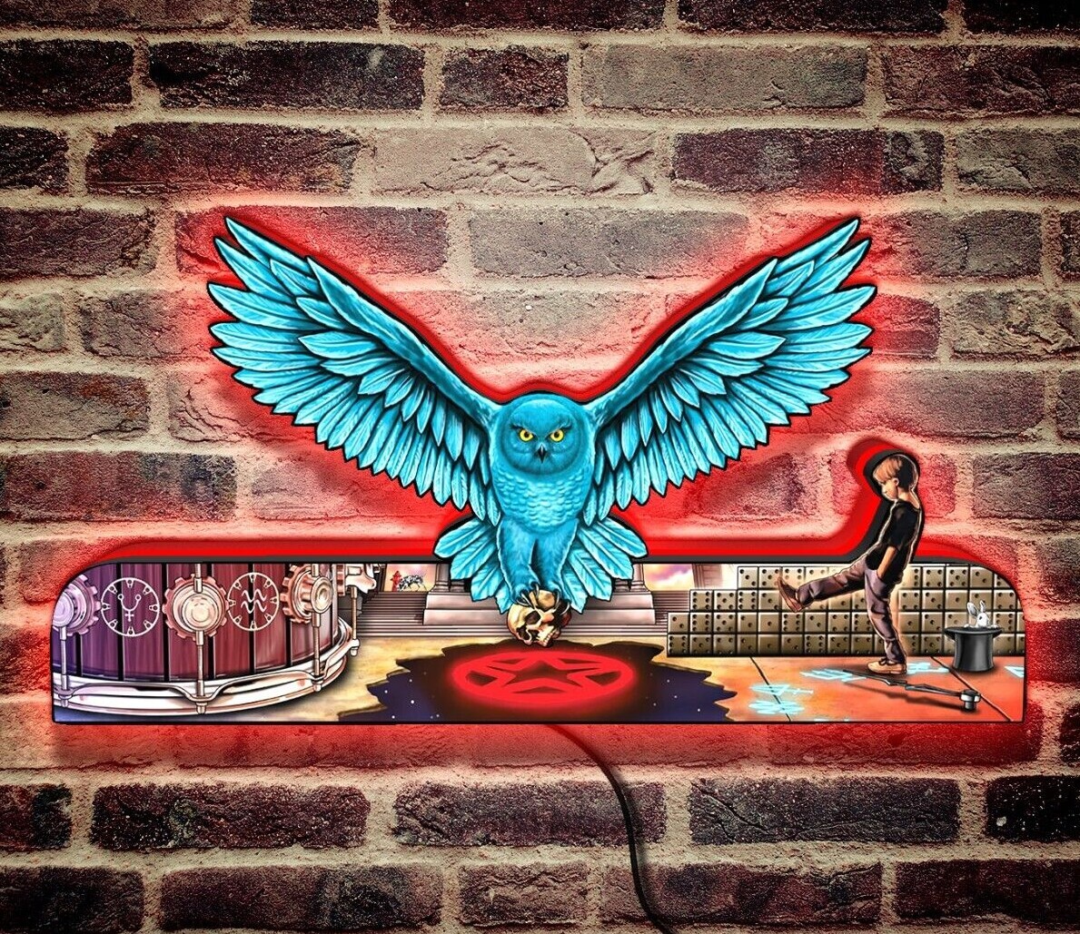Rush Pinball Topper LED Lightbox - Rare - Elevate Your Game with Musical Legends