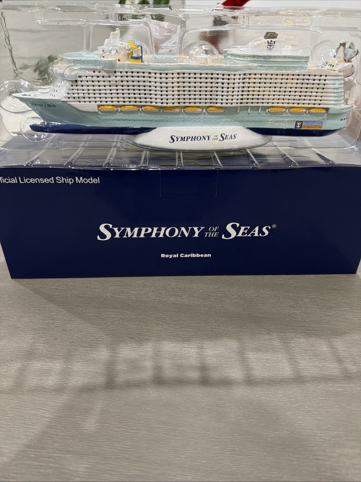 NEW 12” Royal Caribbean Symphony of the Seas Cruise Official Licensed Ship Model