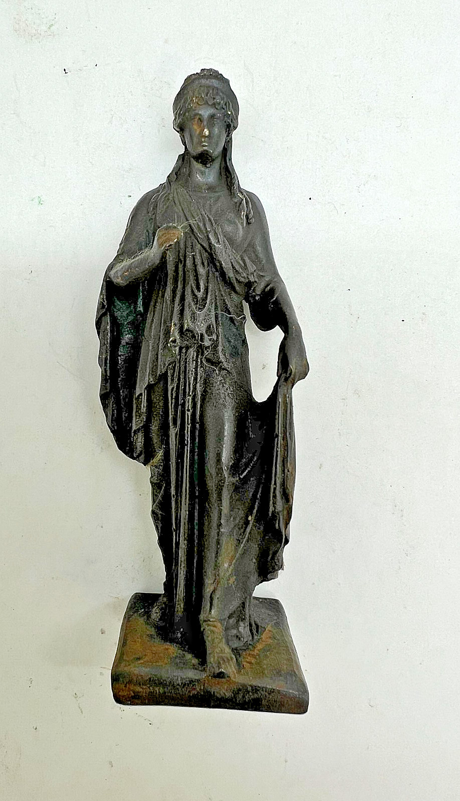 Roman god  Figure Bronze Antique Look Handmade Vintage Roman Spqr