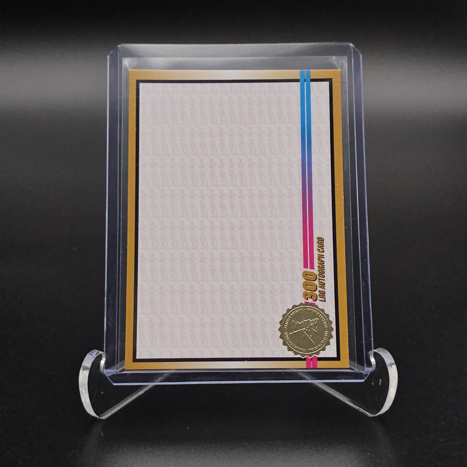 Limited Run Games Autograph Trading Card #300 GOLD - UNSIGNED Series 3