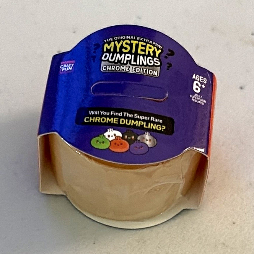 Crazy Fun Mystery Dumplings Chrome Edition Sealed Blind Pack Collectible 6+
