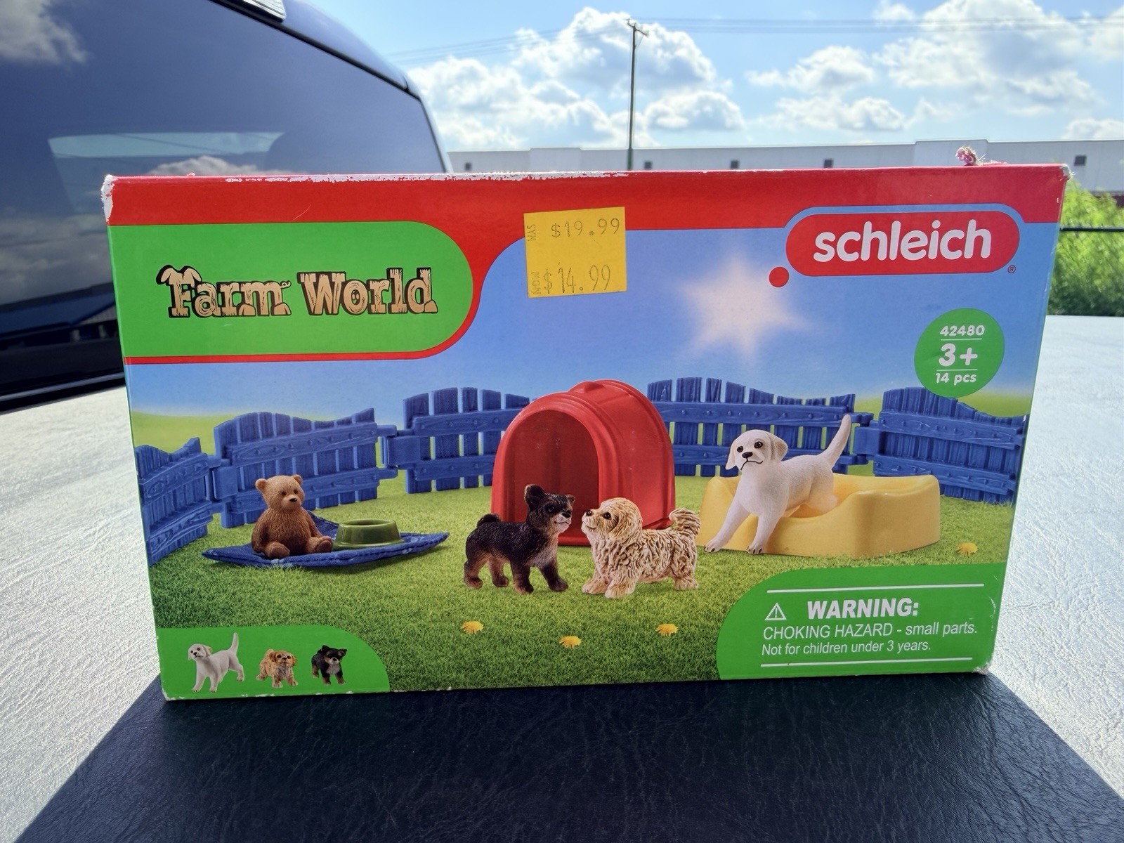 Schleich 42480 Farm World Dogs Doghouse