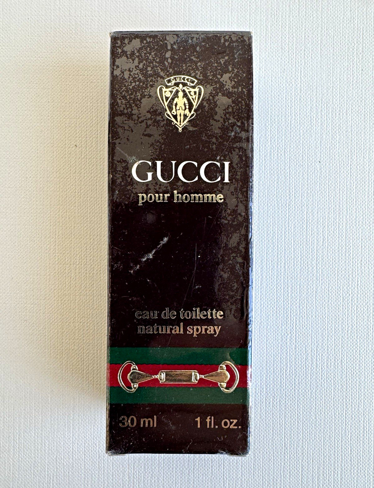 Vintage GUCCI POUR HOMME 1976 EDT 30ml 1oz Spray - SEALED Scannon Era Rare