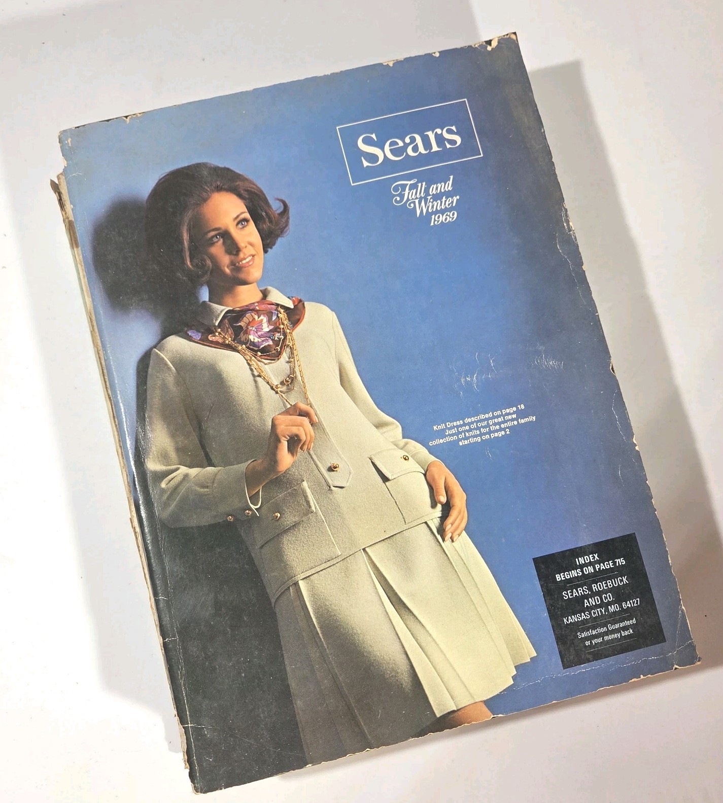 Vintage 1969 Sears Fall & Winter Catalog with Rare Original July 1969 Insert