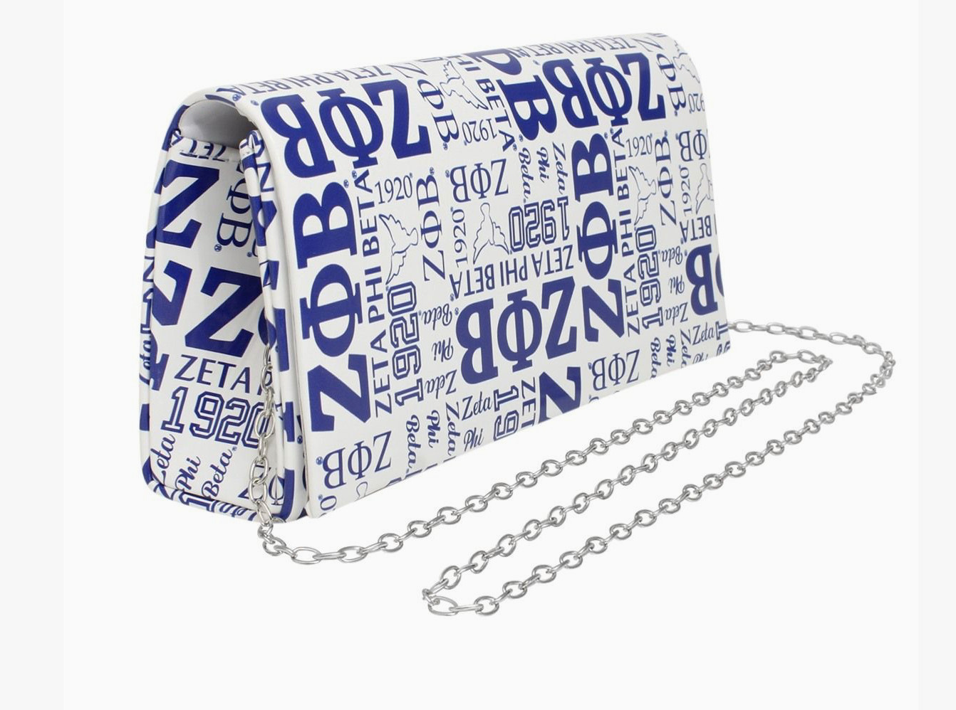 Zeta Phi Beta Graphic Clutch