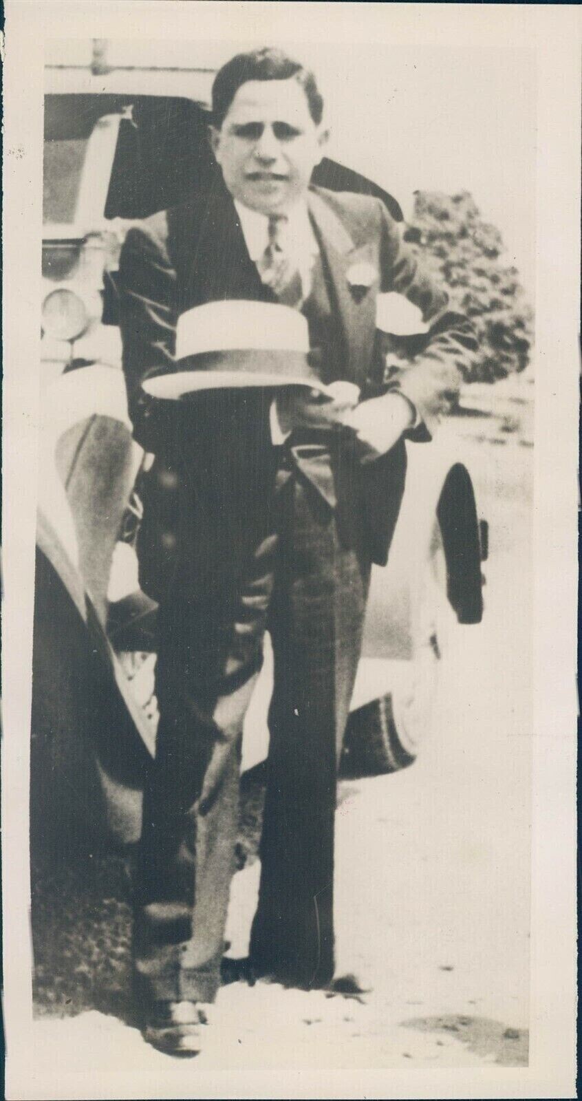 1938 Arthur Fried White Plains Business Man Arrest NYC Murder Vintage Photo