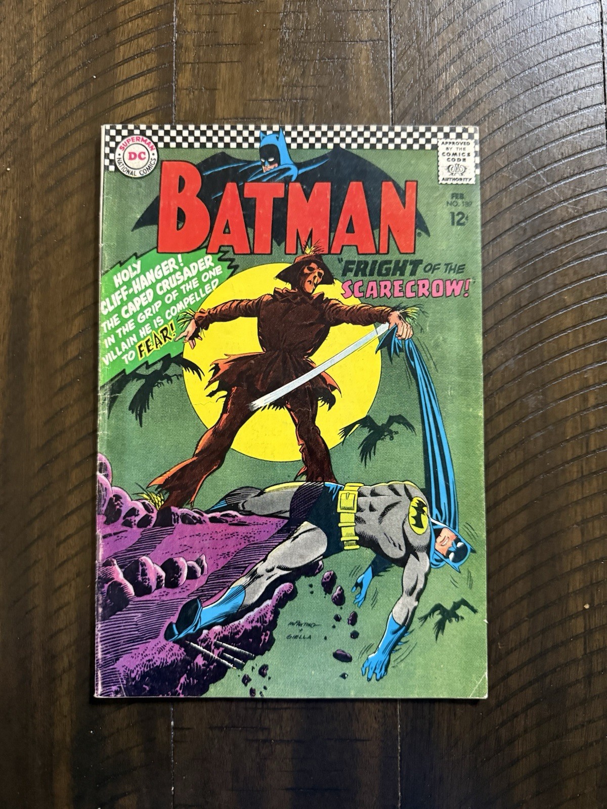 DC Comics Batman #189 February 1967 First Silver Age Scarecrow Appearance