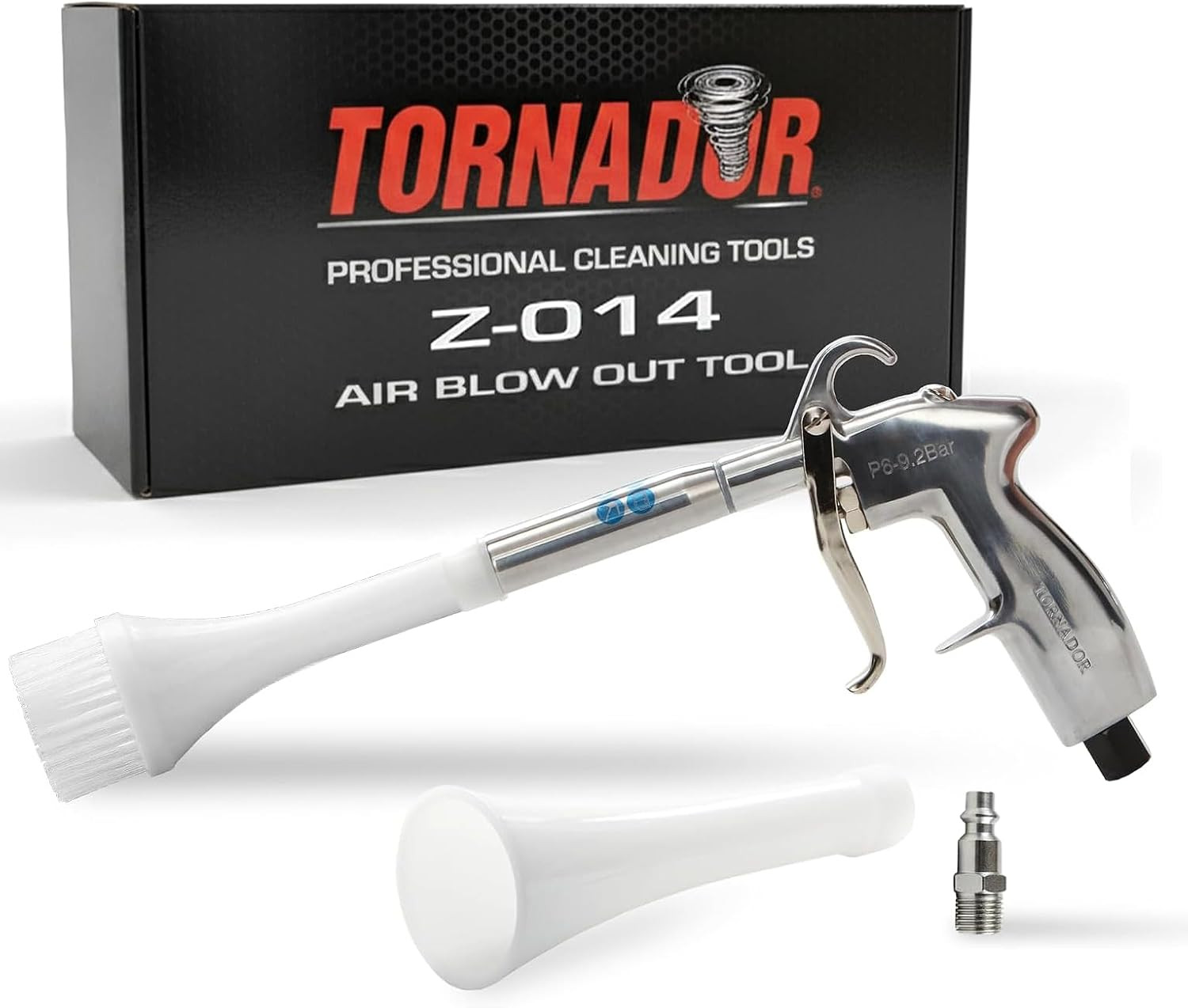 Tornador Z-014 Air Blow Out Tool Bundle | Includes CT-900 Brush Cone | High-Velo