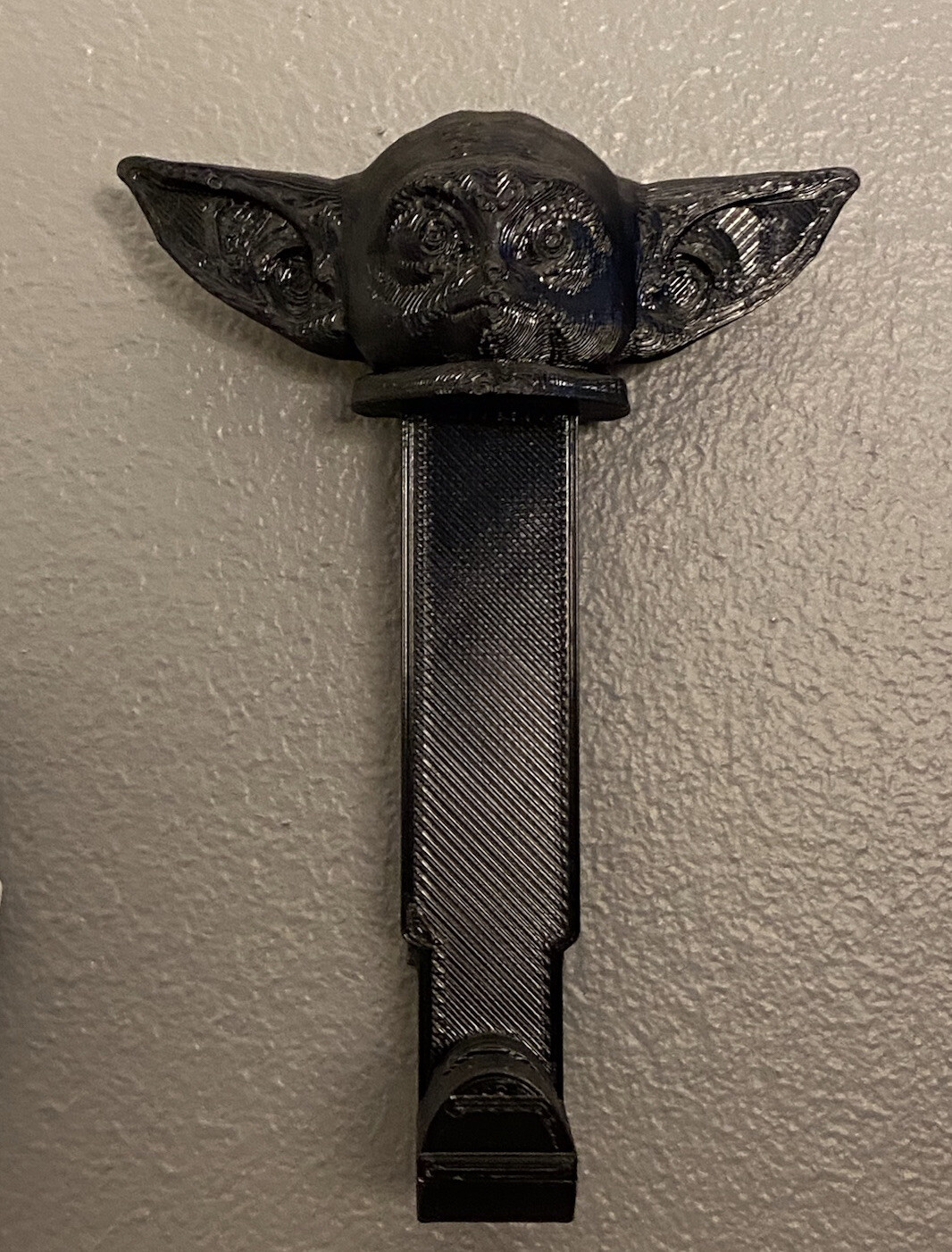 1 X 3D Printed Yoda Wall Hook Hanger For Star Wars Loungefly Backpacks Bags