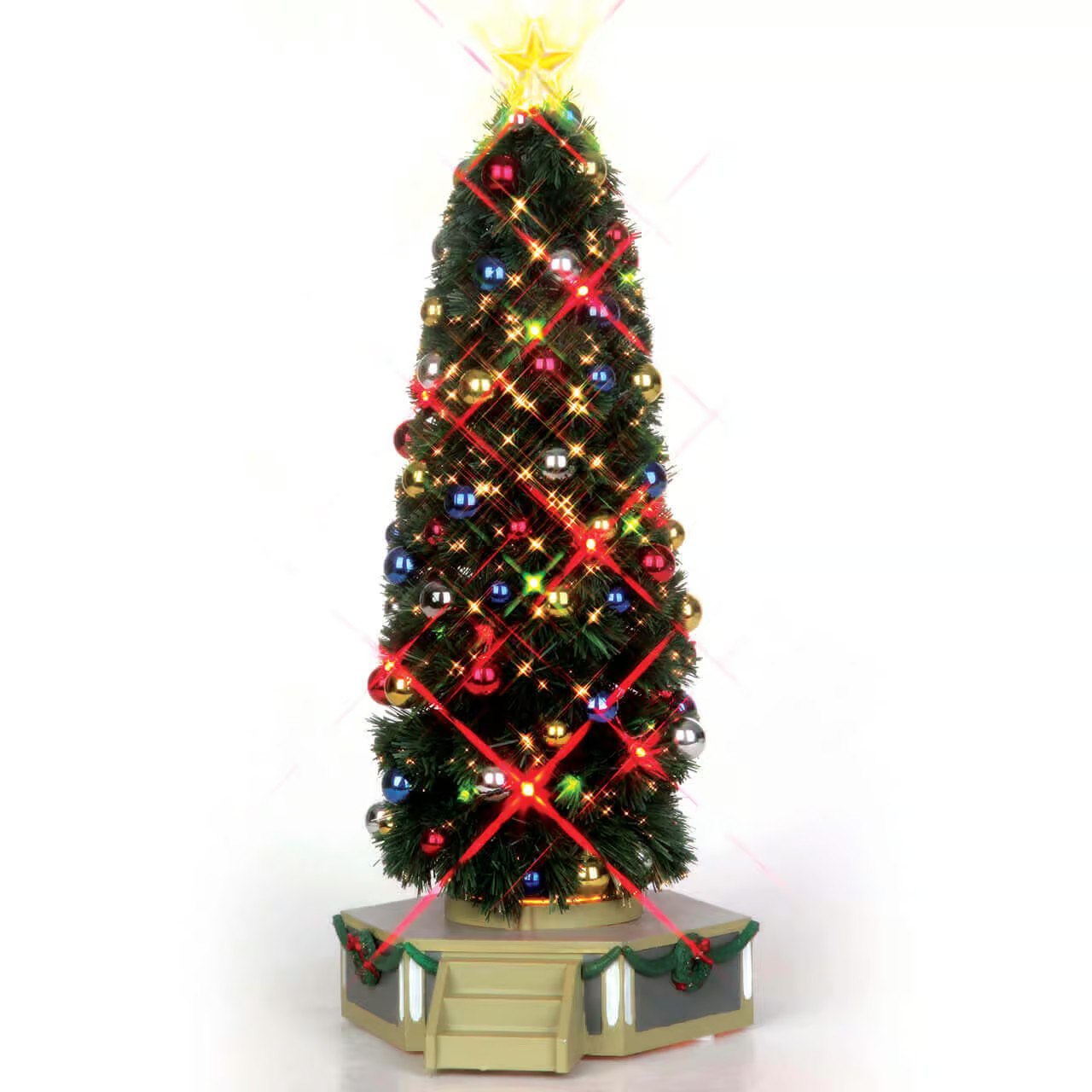 LEMAX VILLAGE - THE MAJESTIC CHRISTMAS TREE 24500 LIGHTS MUSIC & MOTION WBX