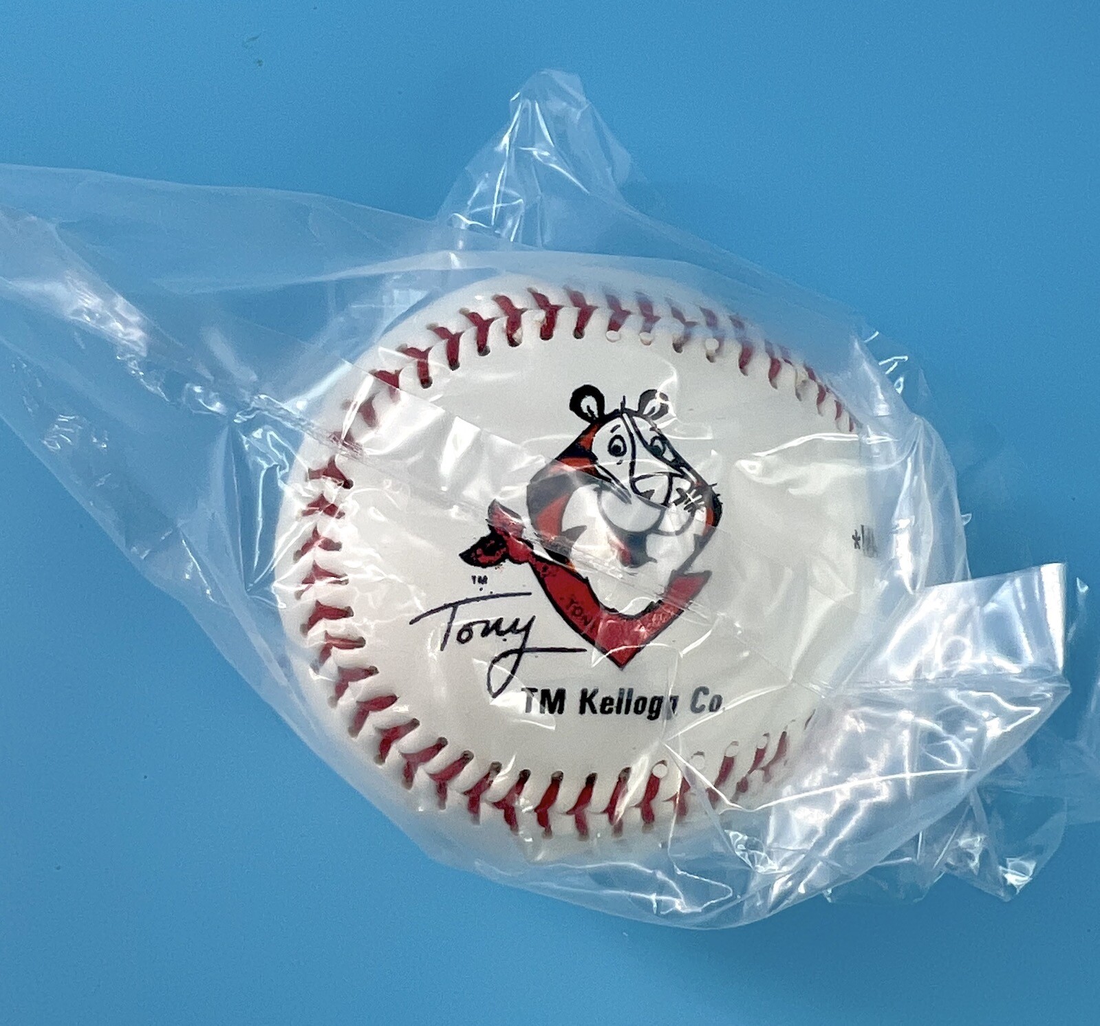 Kellogg Tony The Tiger Souvenir Baseball 1991 MLB Rawlings – NEW