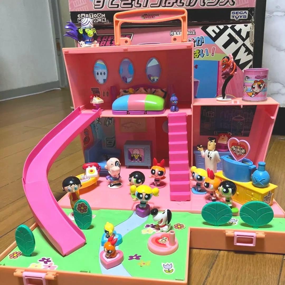 Sega Toys Powerpuff Girls Wonderful House Collection Figure Set doll house O5414