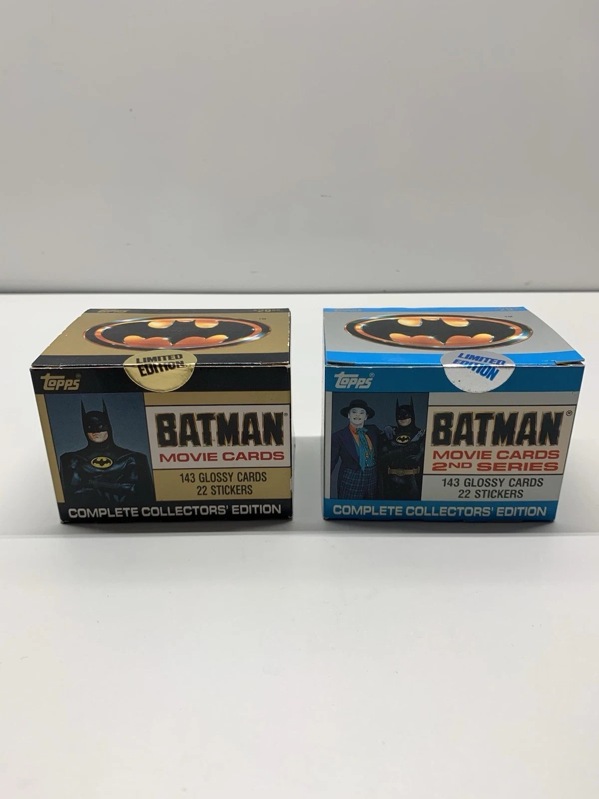 1989 Topps Batman Movie Cards Set Series 1 & 2 Limited Edition New Sealed NIB
