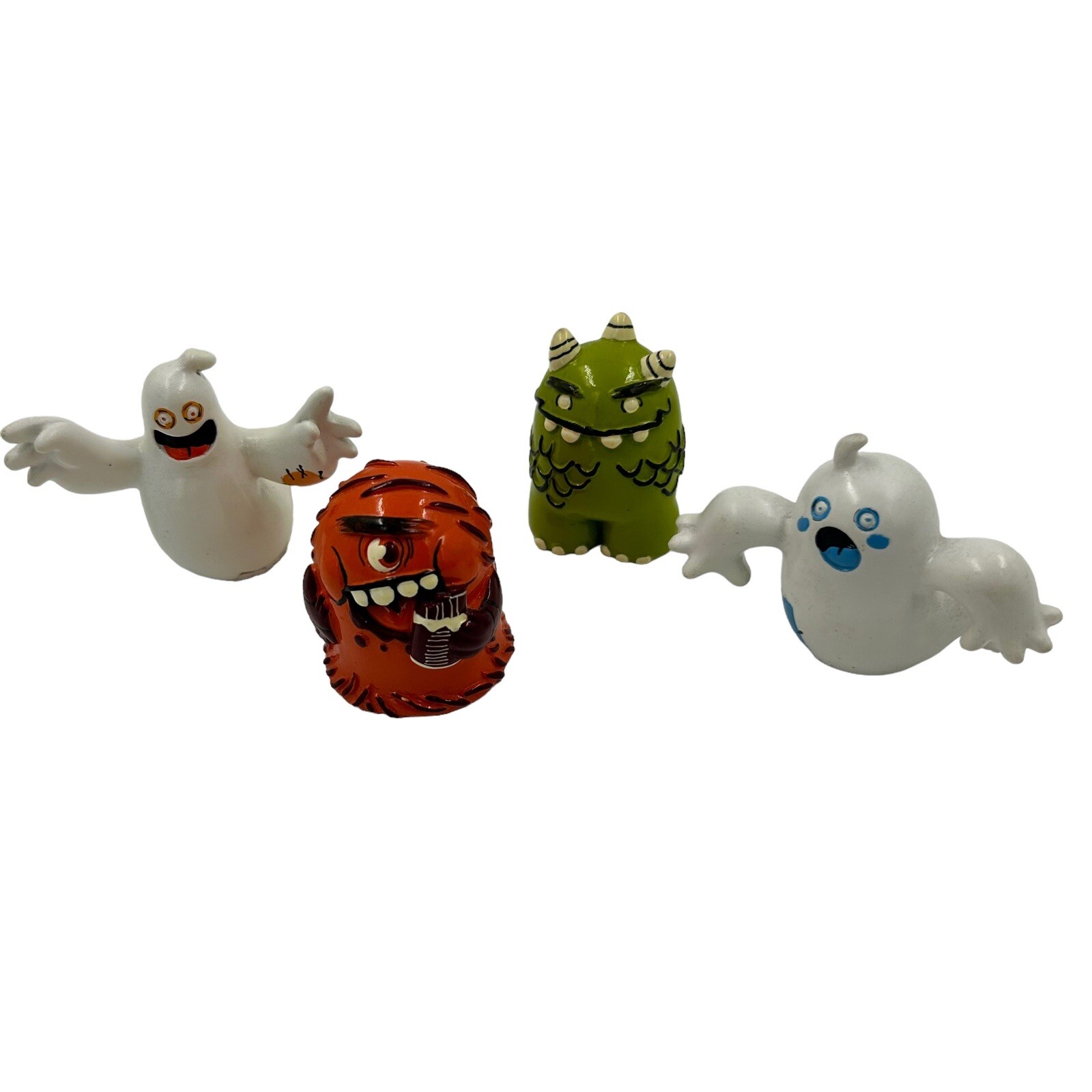 Monster Madness Halloween Figures Green Orange Monster Ghost Lot Target 2009 HTF