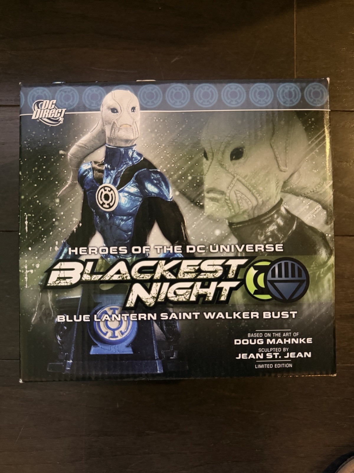 Heroes of the DCU- Blackest Night- Blue Lantern Saint Walker- Figure Bust Statue