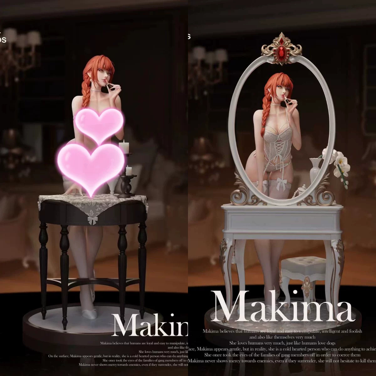 1/4 Luxury Double figure for ATOPOS Makima Chainsaw Man Resin Statue Collection