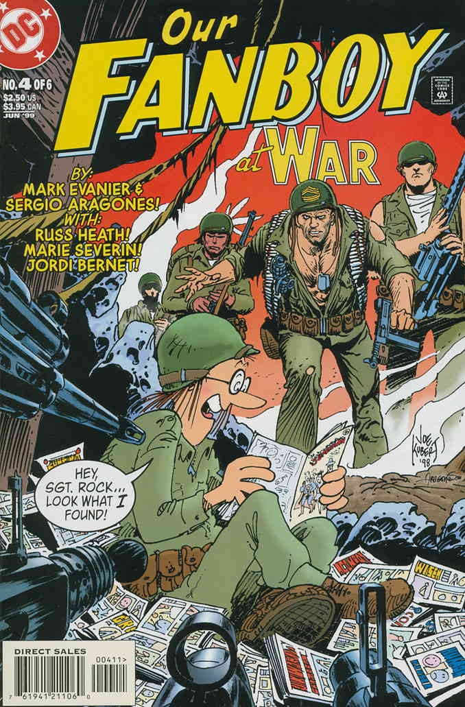 Fanboy #4 VF; DC | Sergio Aragones Sgt. Rock - w/Bag+Board