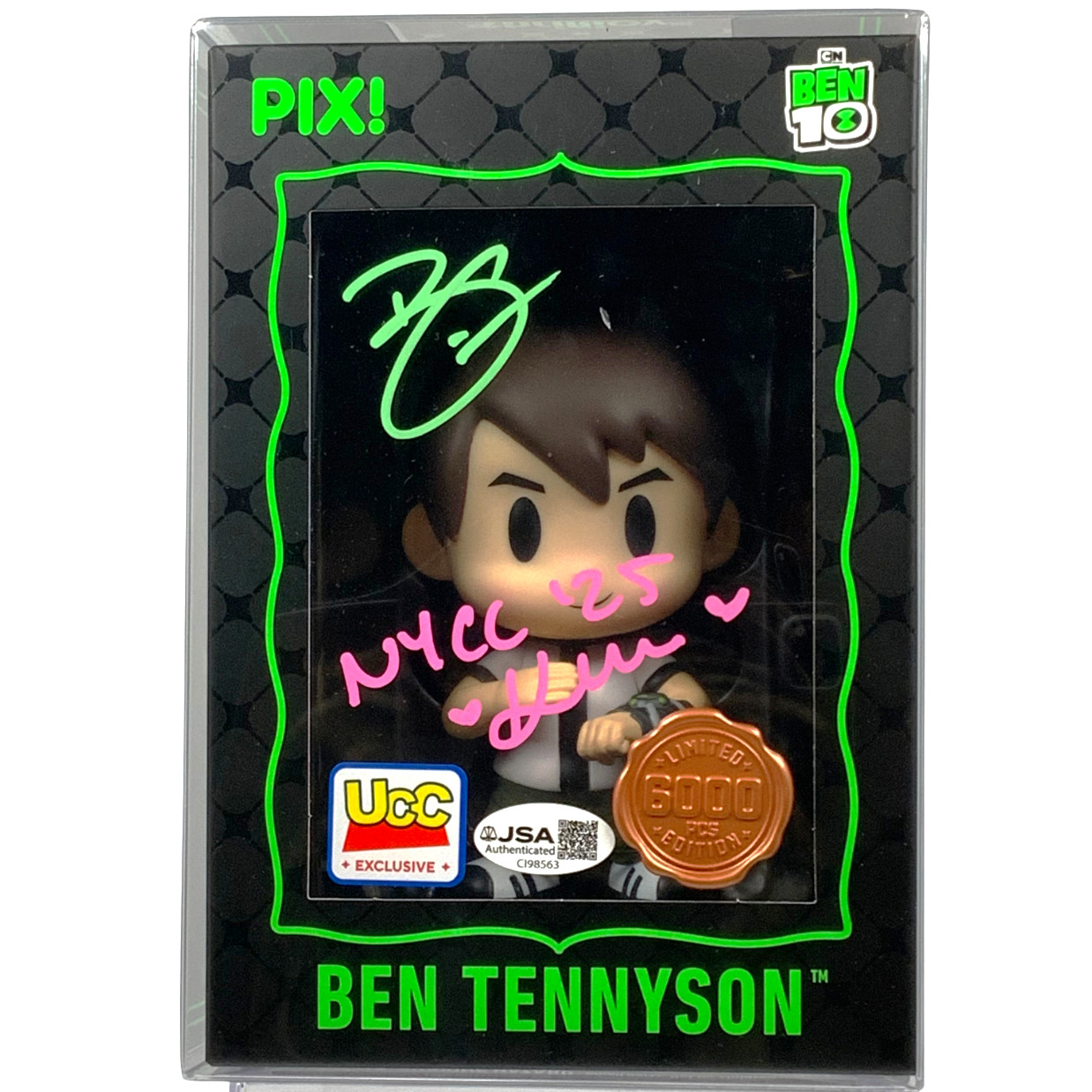 Thrilljoy Pop Cave BEN TENNYSON Brian Mariotti & Karissa Marston Signed JSA Cert
