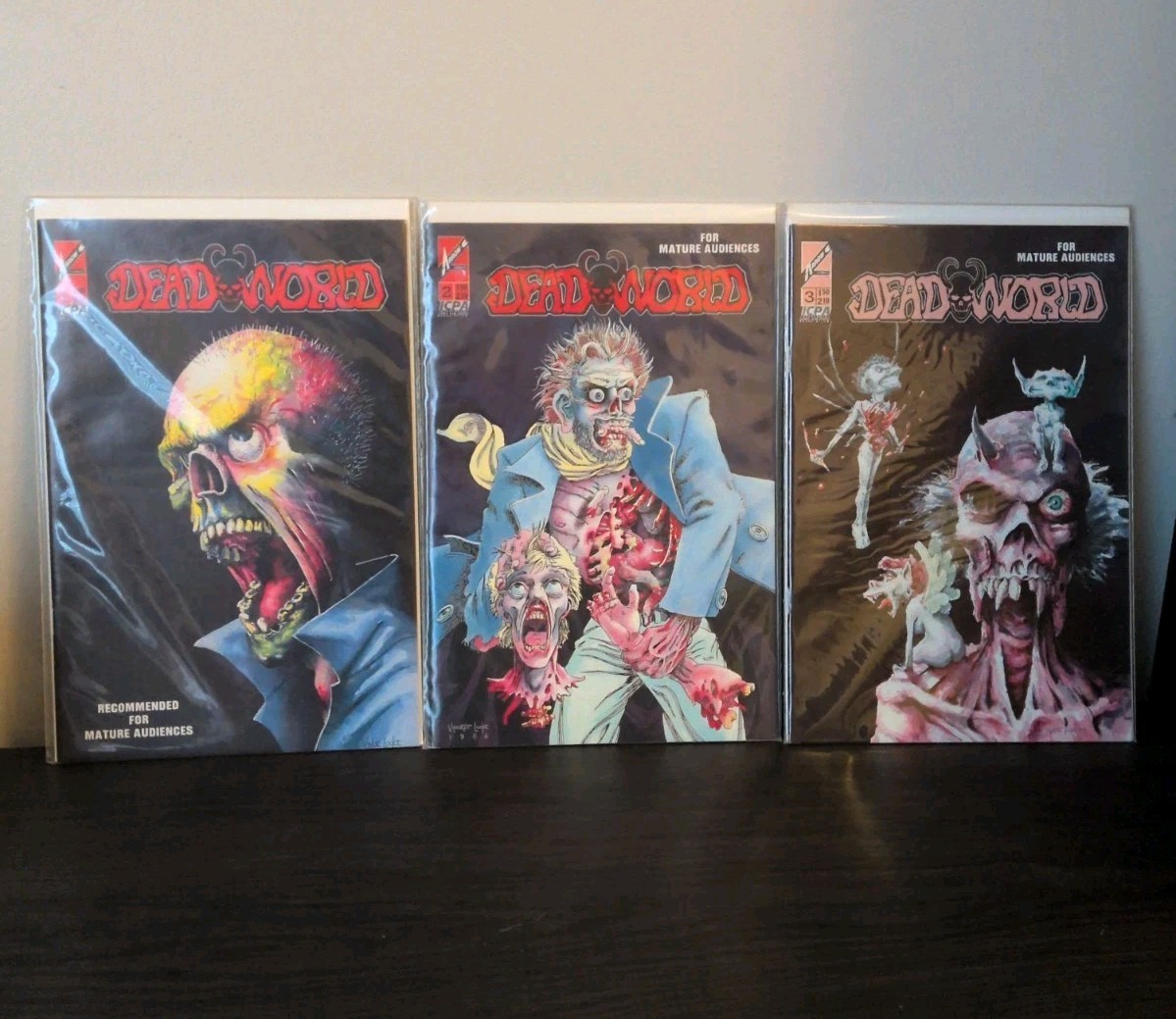 Dead World (1986) #1-3 Arrow Comics VF+ 