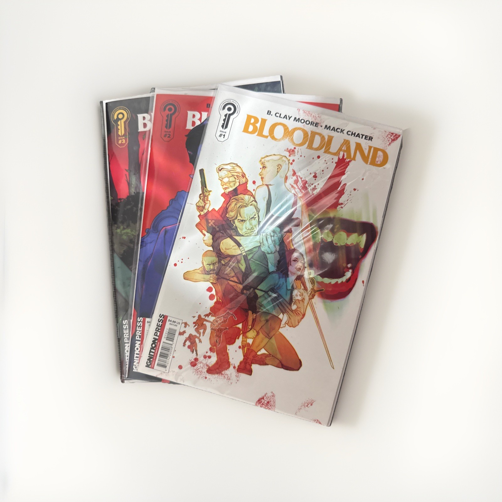 BLOODLAND #1-3 First Prints Cover A Set