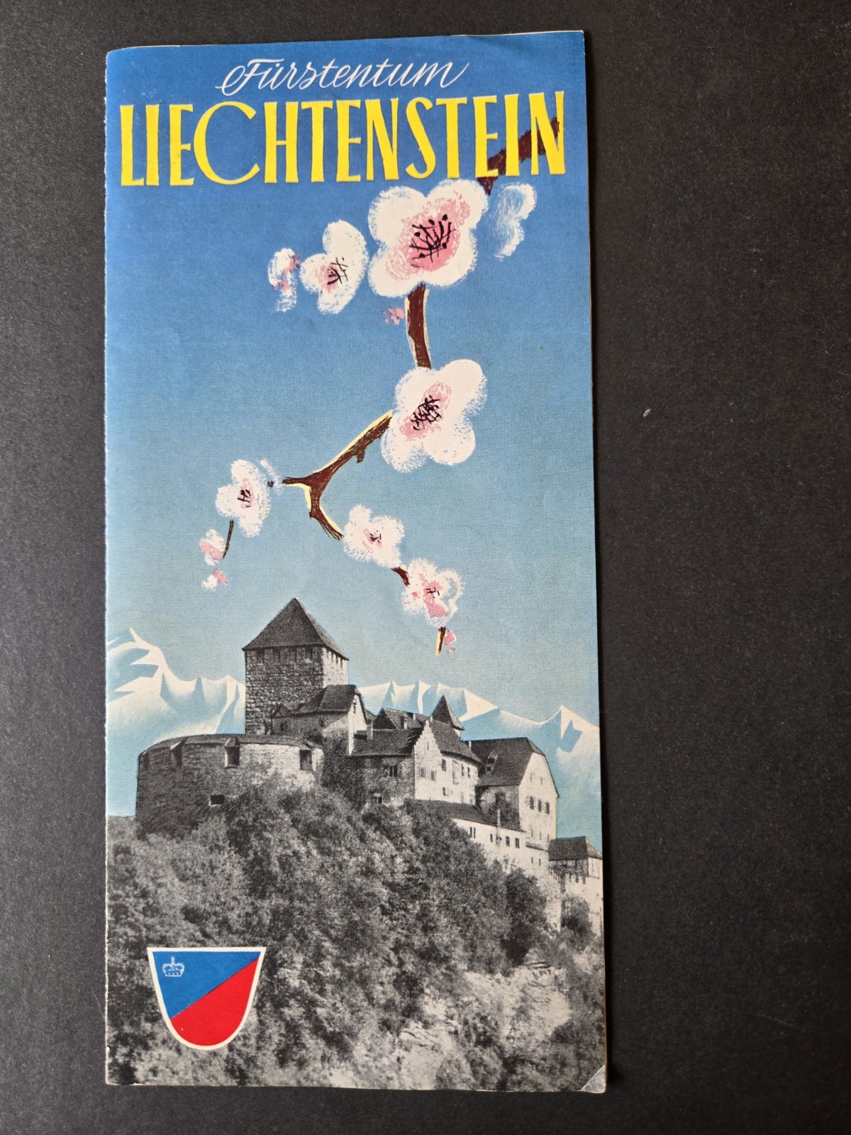 FURSTENTUM LIECHTENSTEIN VINTAGE 1950's TRAVEL BROCHURE