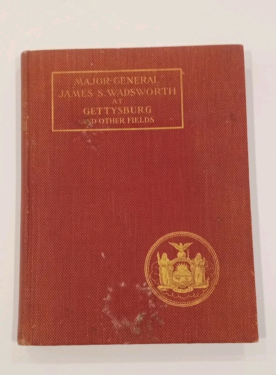 James S Wadsworth Gettysburg 1916 Civil War Signed NY Comptroller Eugene Travis