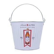 Michelob Ultra Signature Beer Bucket - White