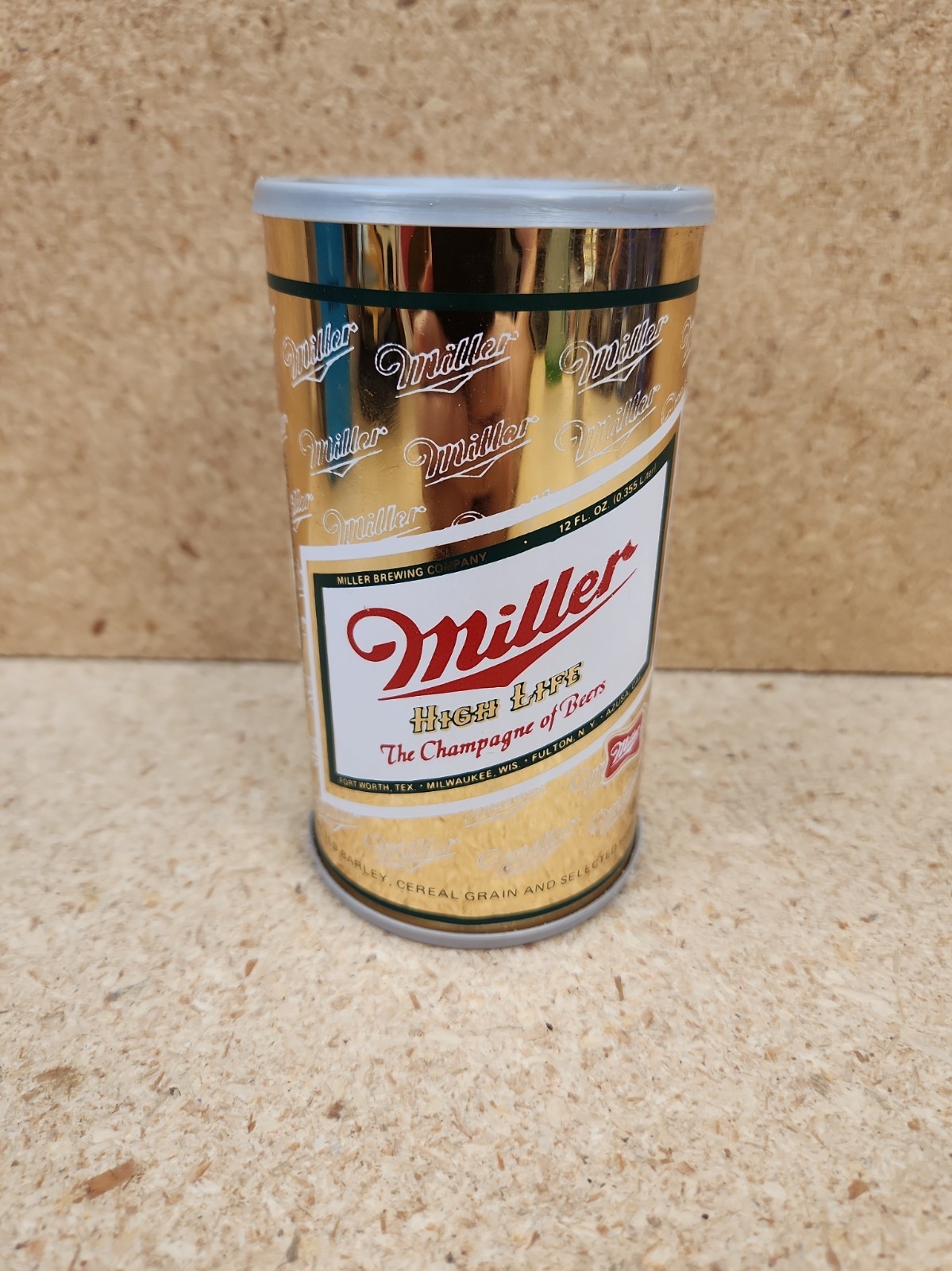 Vintage Miller High Life Beer Can Radio Works Milwaukee GE Tested Working 