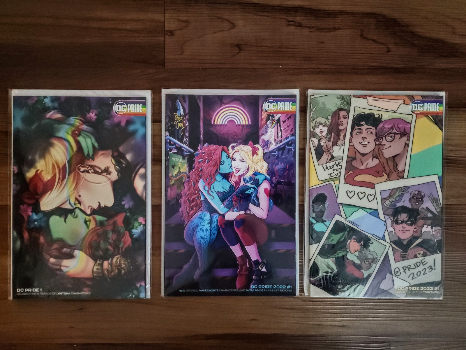 DC Comics DC Pride Lot: DC Pride 1 (2021), DC Pride 2022 #1, DC Pride 2023 #1