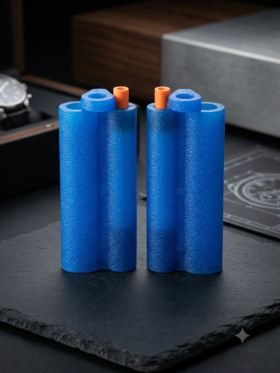 2x Pack One Hitter Dugout, Tobacco Smoking Box, One Hit Durable Hard Plastic