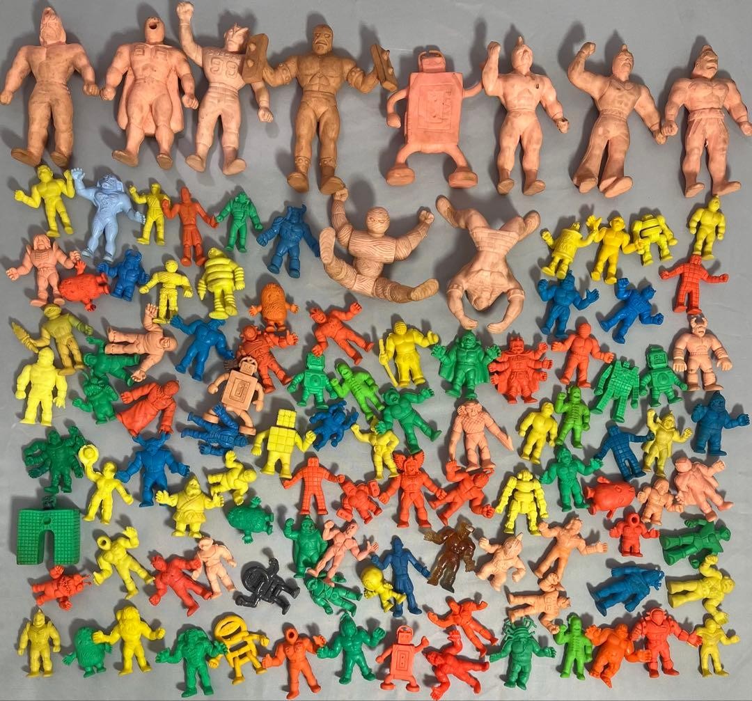 Kinnikuman Kinkeshi Dekakeshi Figure Lot 100+ Collectible 15+