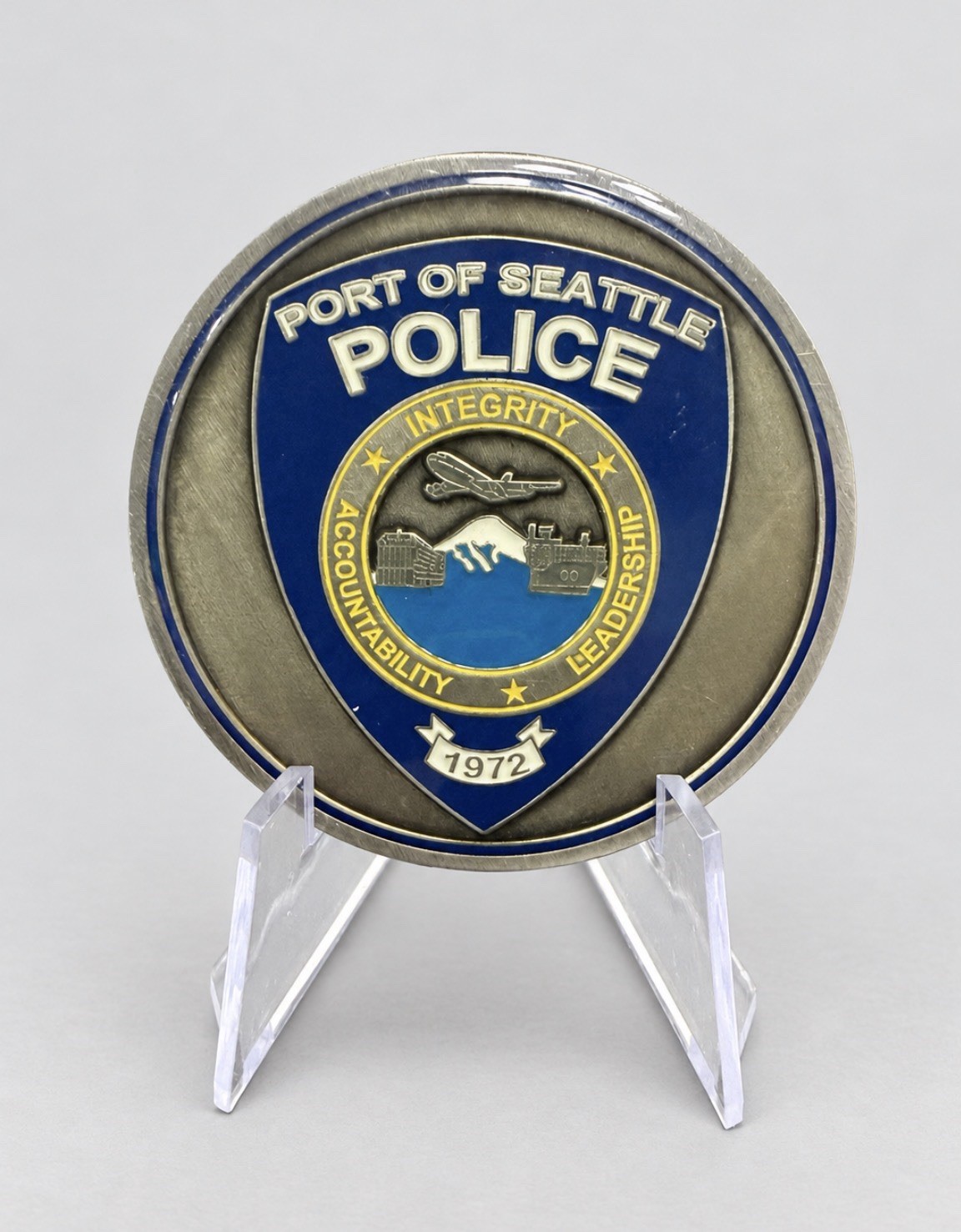 Port Of Seattle Police Department Challenge Coin / K9 Coin