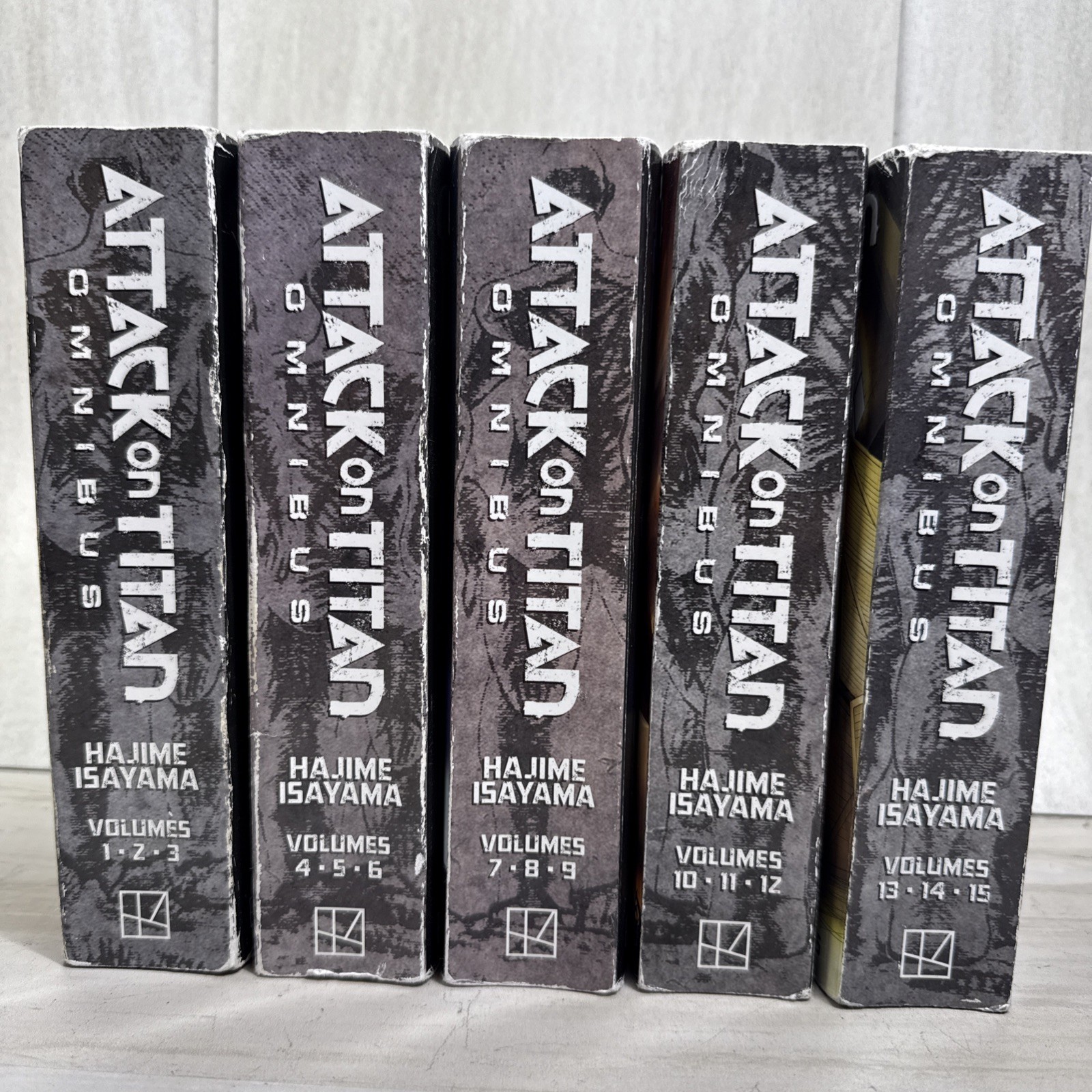 Kodansha Attack on Titan Omnibus Vl 1-3,4-6,7-9,10-12,13-15 Hajime Isayama Good