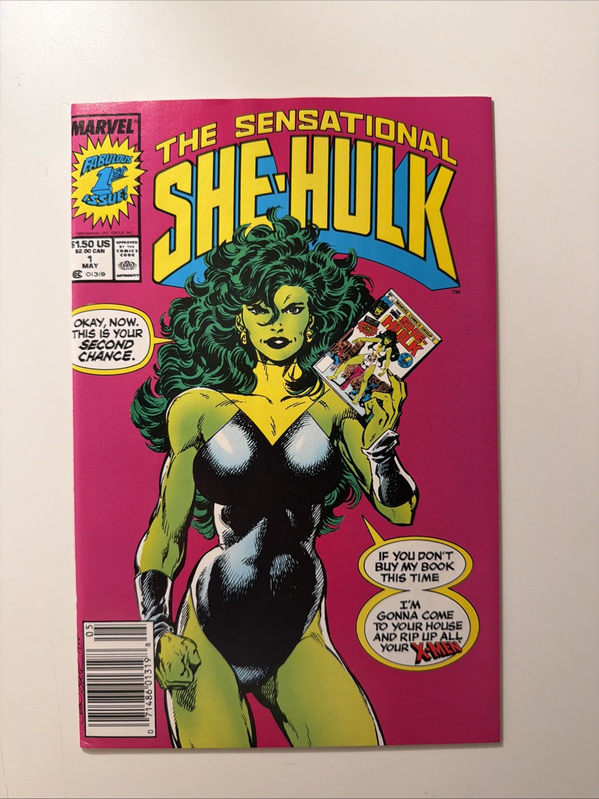 The Sensational She-Hulk #1 (Marvel Comics May 1989) VF/NM