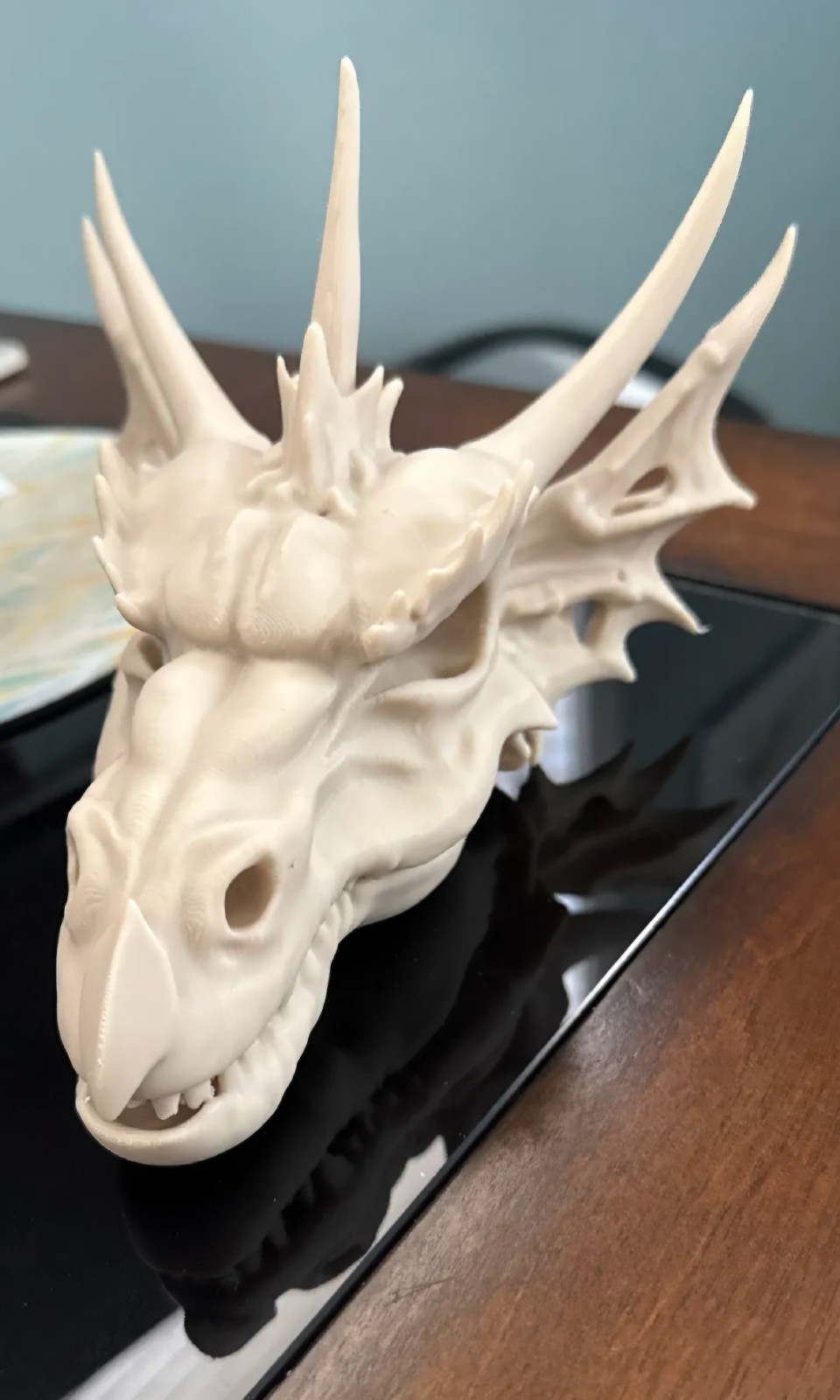 The Last Dragon Skull 3D Printed