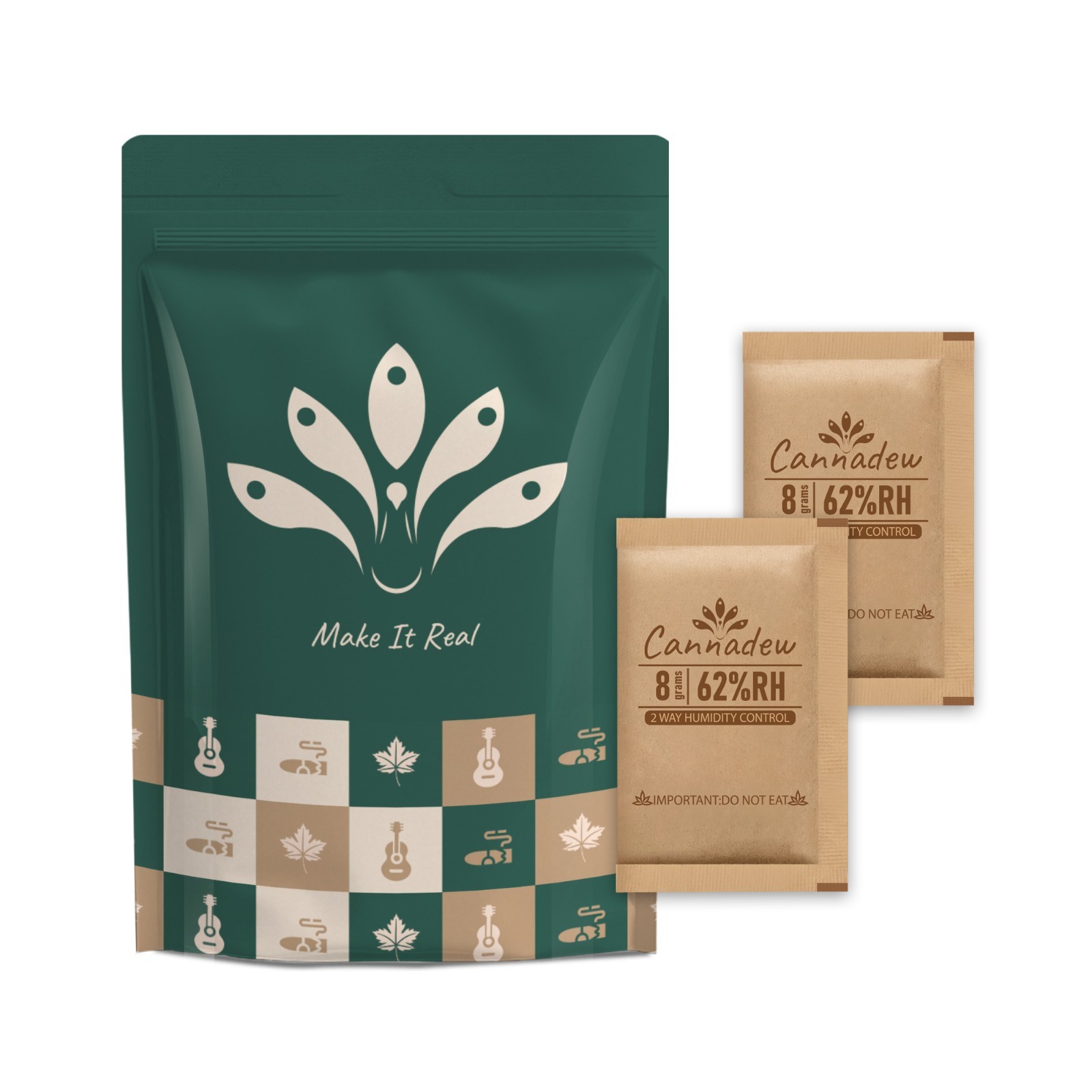 62% RH 8Gram (6Pack) Two-Way Humidity Control Packets