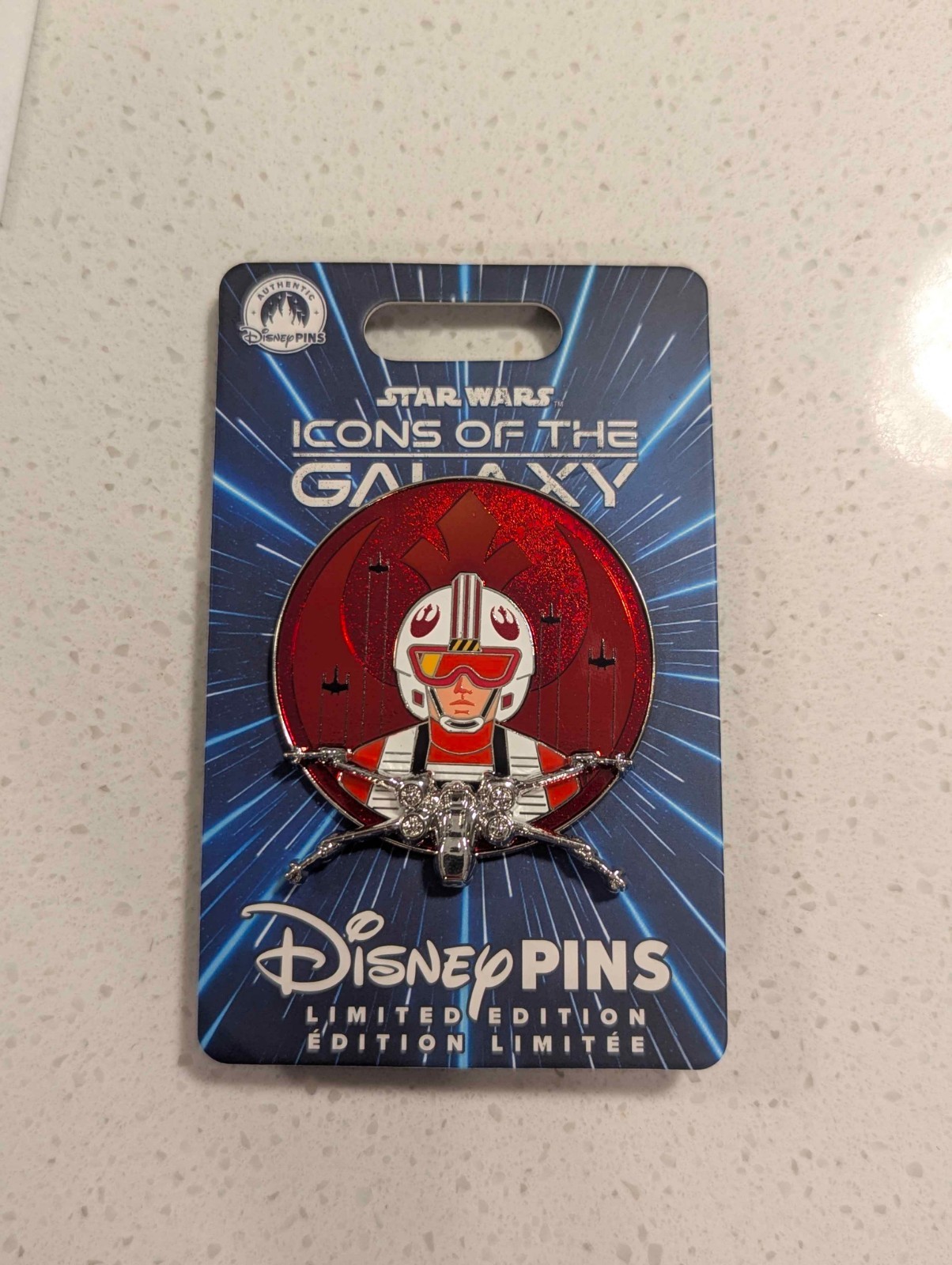 Disney 2026 Star Wars Icons Of The Galaxy Rebel Pilot X Wing LE Pin