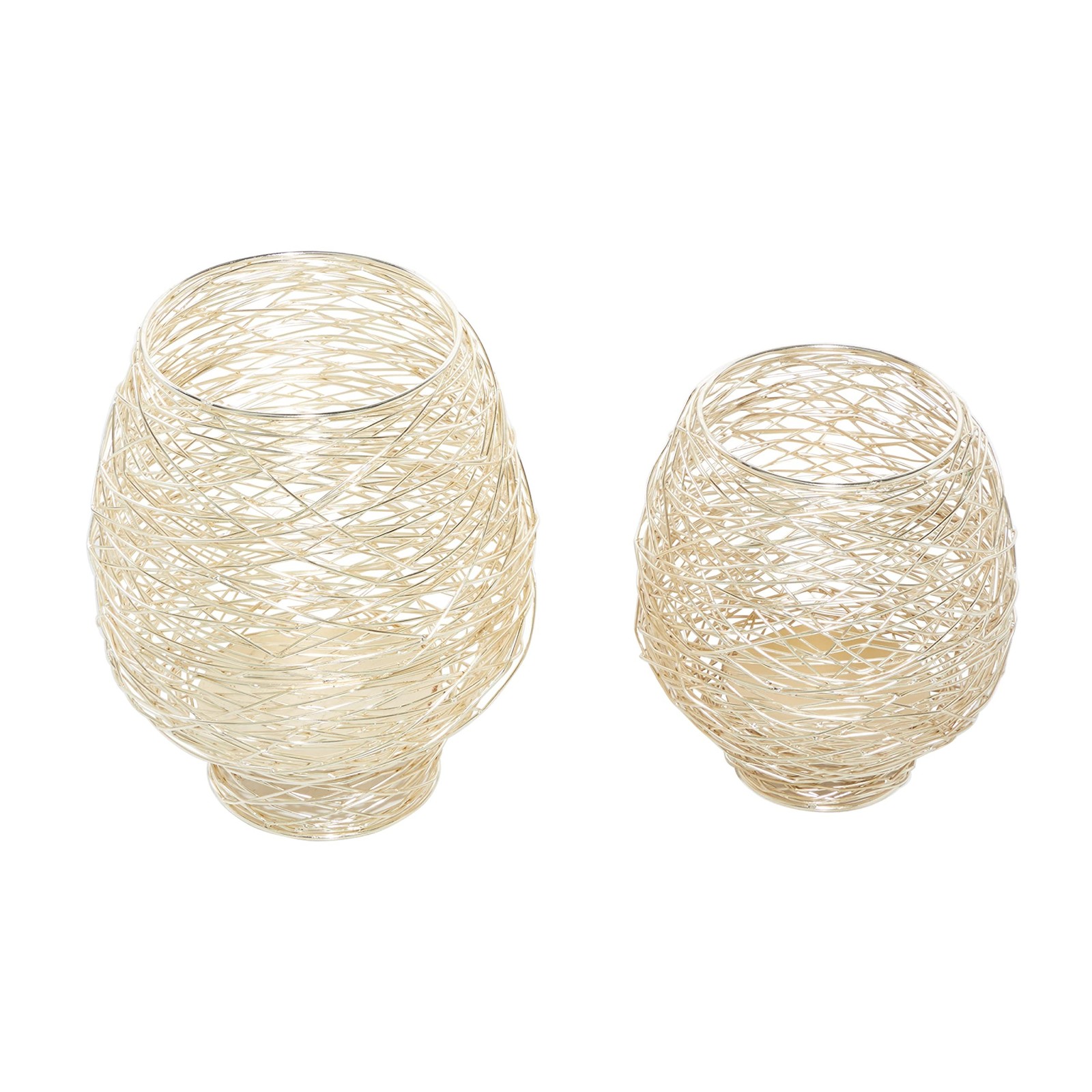 CosmoLiving by Cosmopolitan Metal Indoor Outdoor Candle Lantern Tealight Deco...
