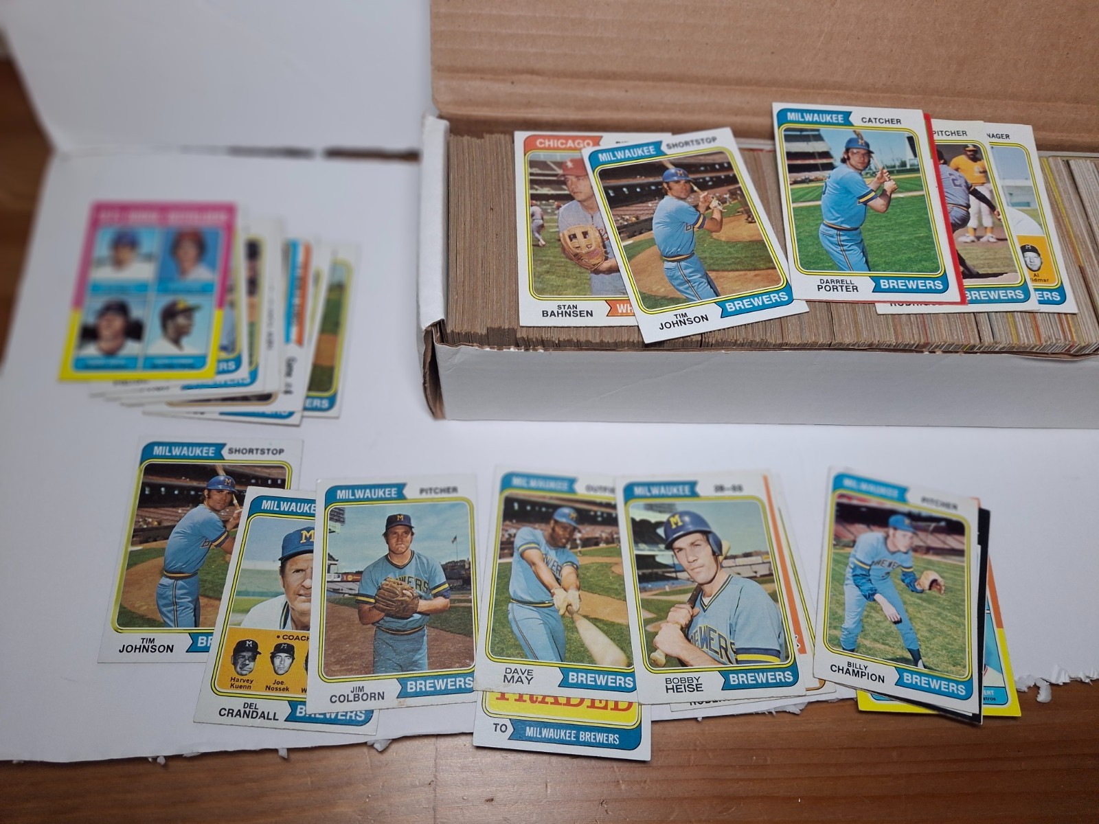 1970s topps babseball trading cards 850+ cards
