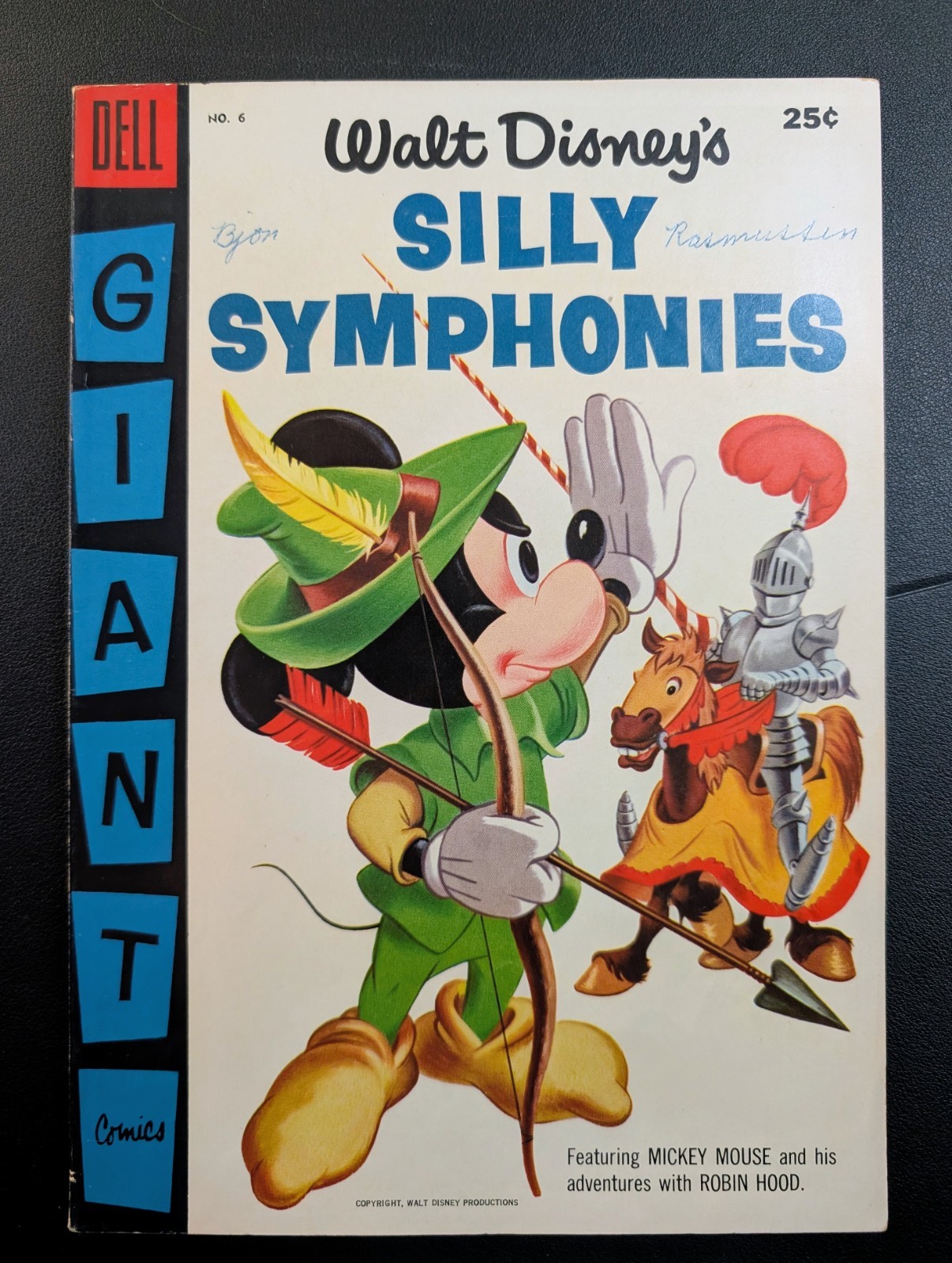 WALT DISNEY\'S SILLY SYMPHONIES #6: VF- : PAINTED COVER: PETER PAN APP: 1956
