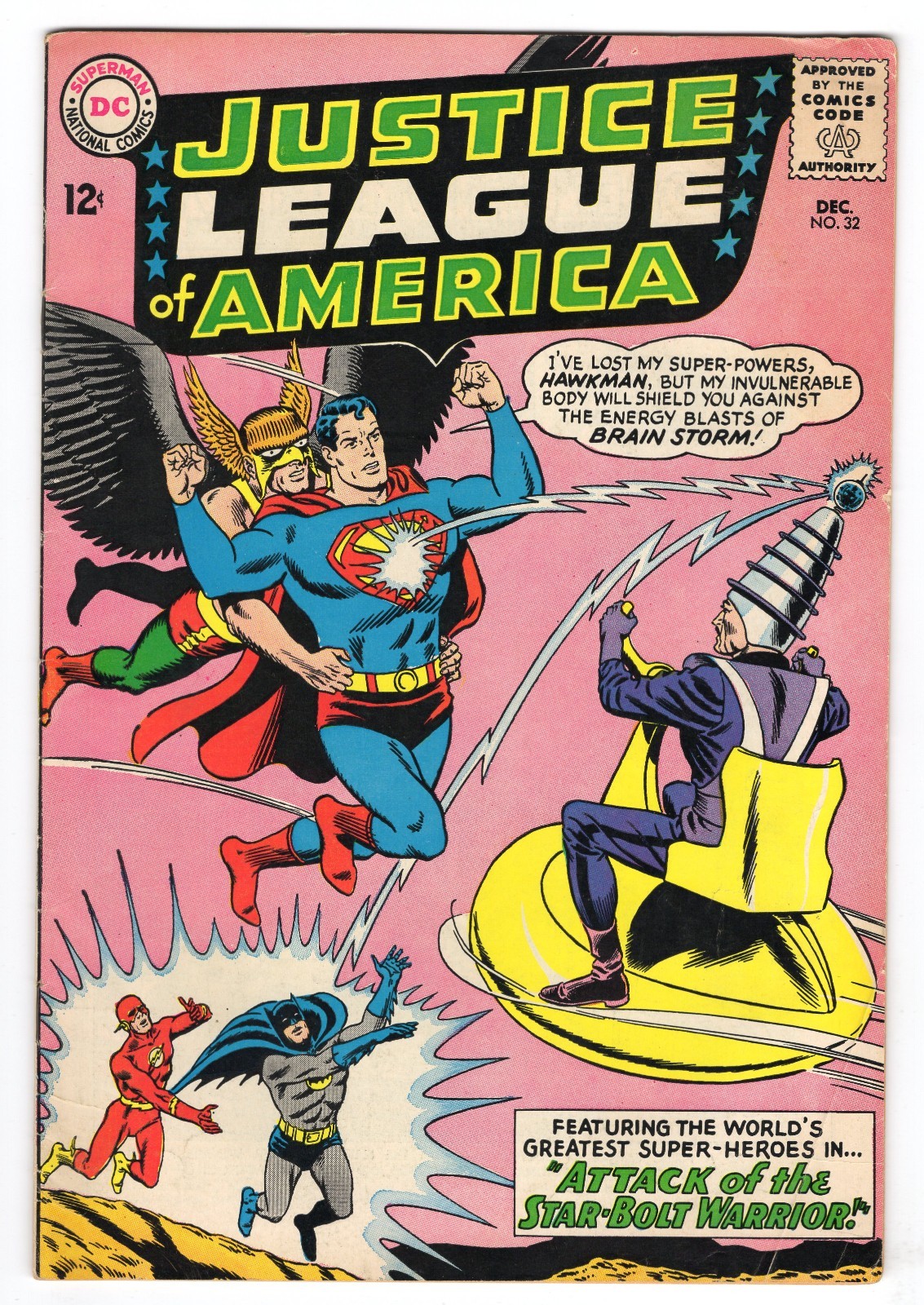 Justice League Of America 32 1964 DC Comics VG/F 5.0 Superman Batman Hawkman