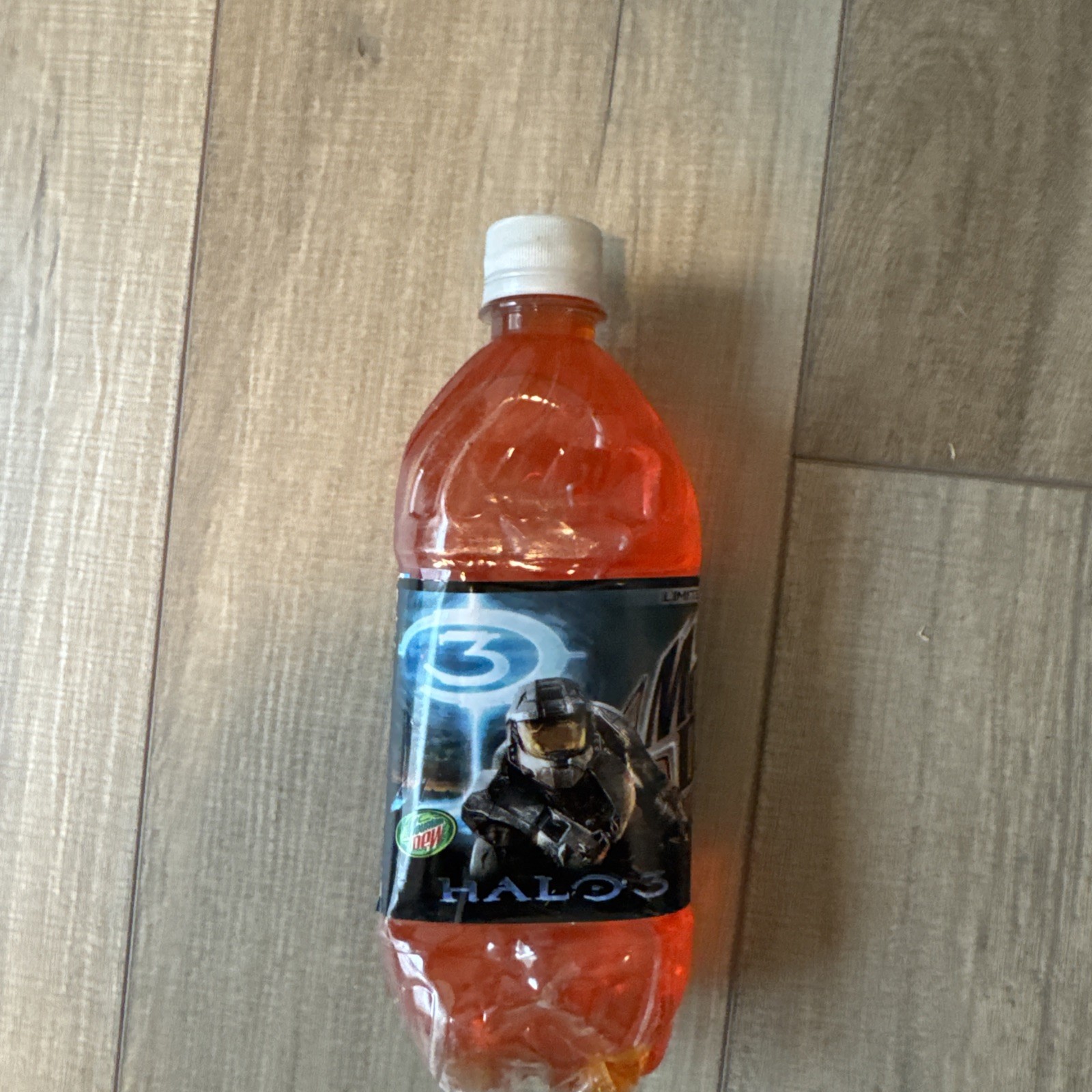 ORIGINAL 2007 Halo 3 Mountain Dew Game Fuel Limited Edition 20oz Unopened SEALED
