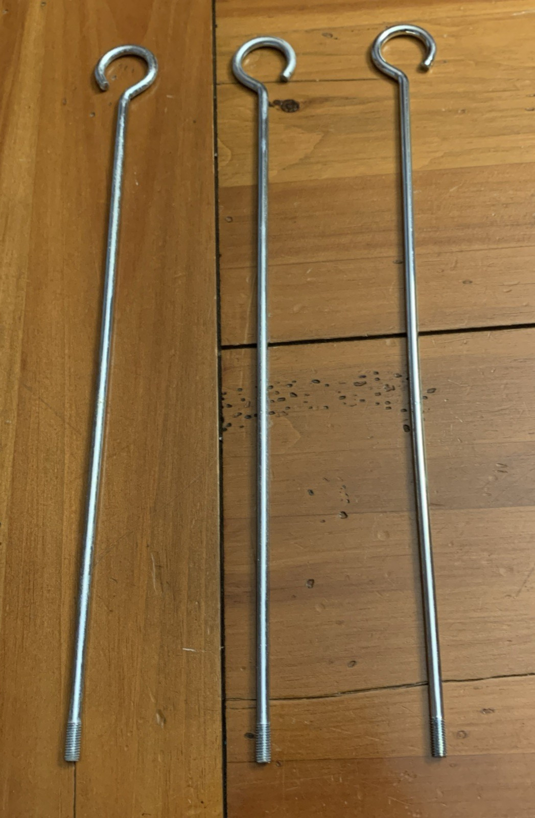 3 Coleman Leacock Shade Holders Lamp Finial Hanging Rod 11\