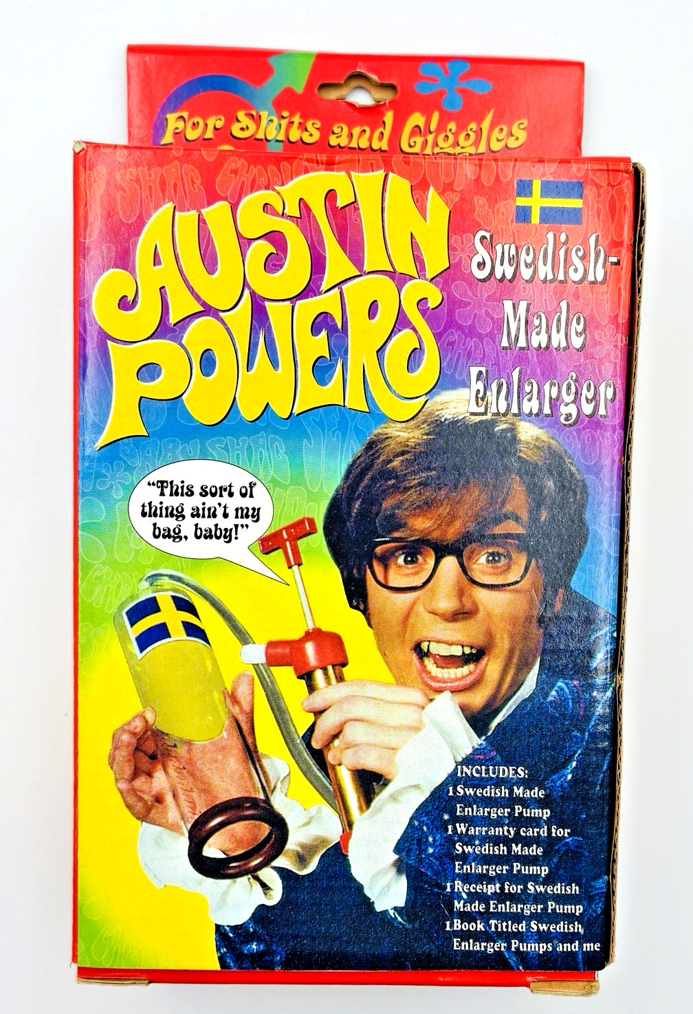 Austin Powers 1998 Swedish-Made Enlarger for Men Mike Myers Novelty Gift