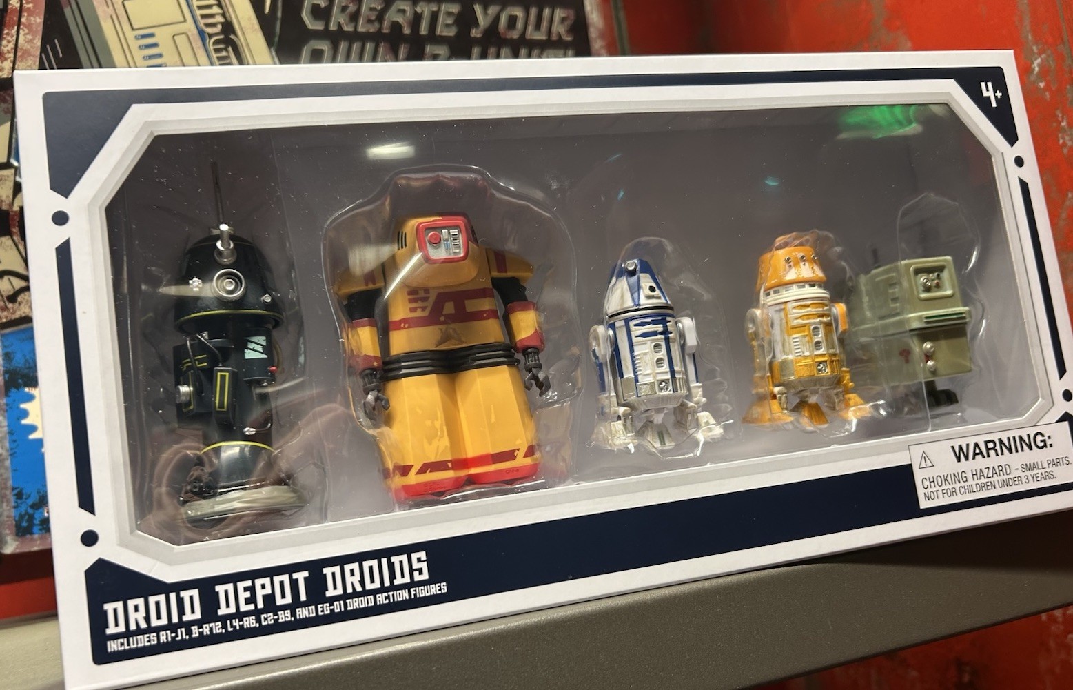 Disney Parks 2026 Droid Factory Droid Depot Droids R1-J1 B-R72 L4-R6 C2-B9 EG-01