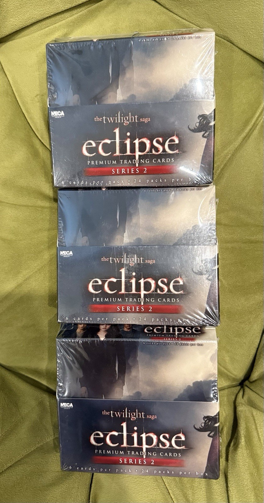 3 Sealed Boxes🔥NECA Twilight Saga Eclipse Series 2 Cards Edward Bella Jacob SP
