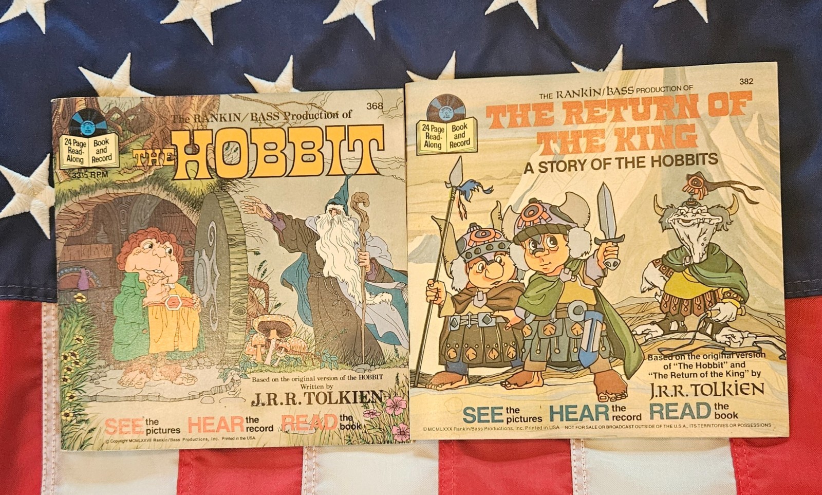 Hobbit Return of the King Disney See Hear Read Records & Books Tolkien Untested
