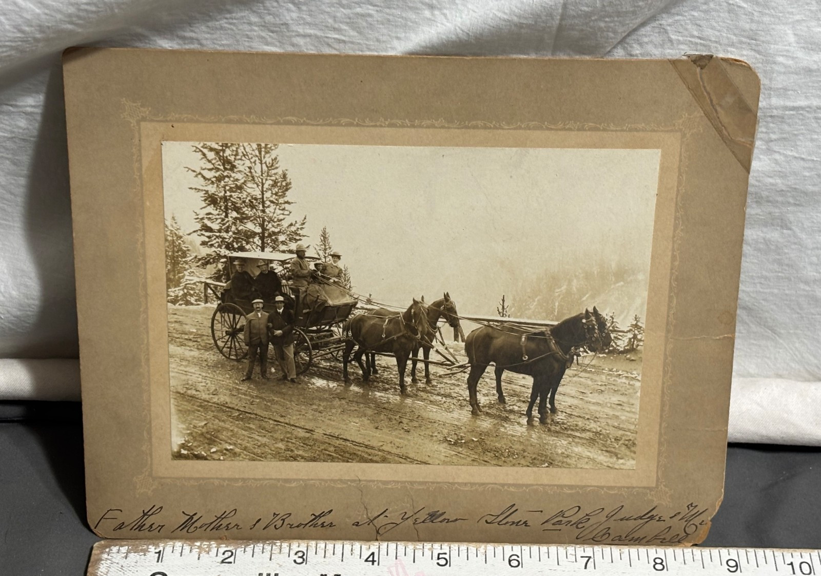 RARE 1800s YELLOWSTONE PARK 9