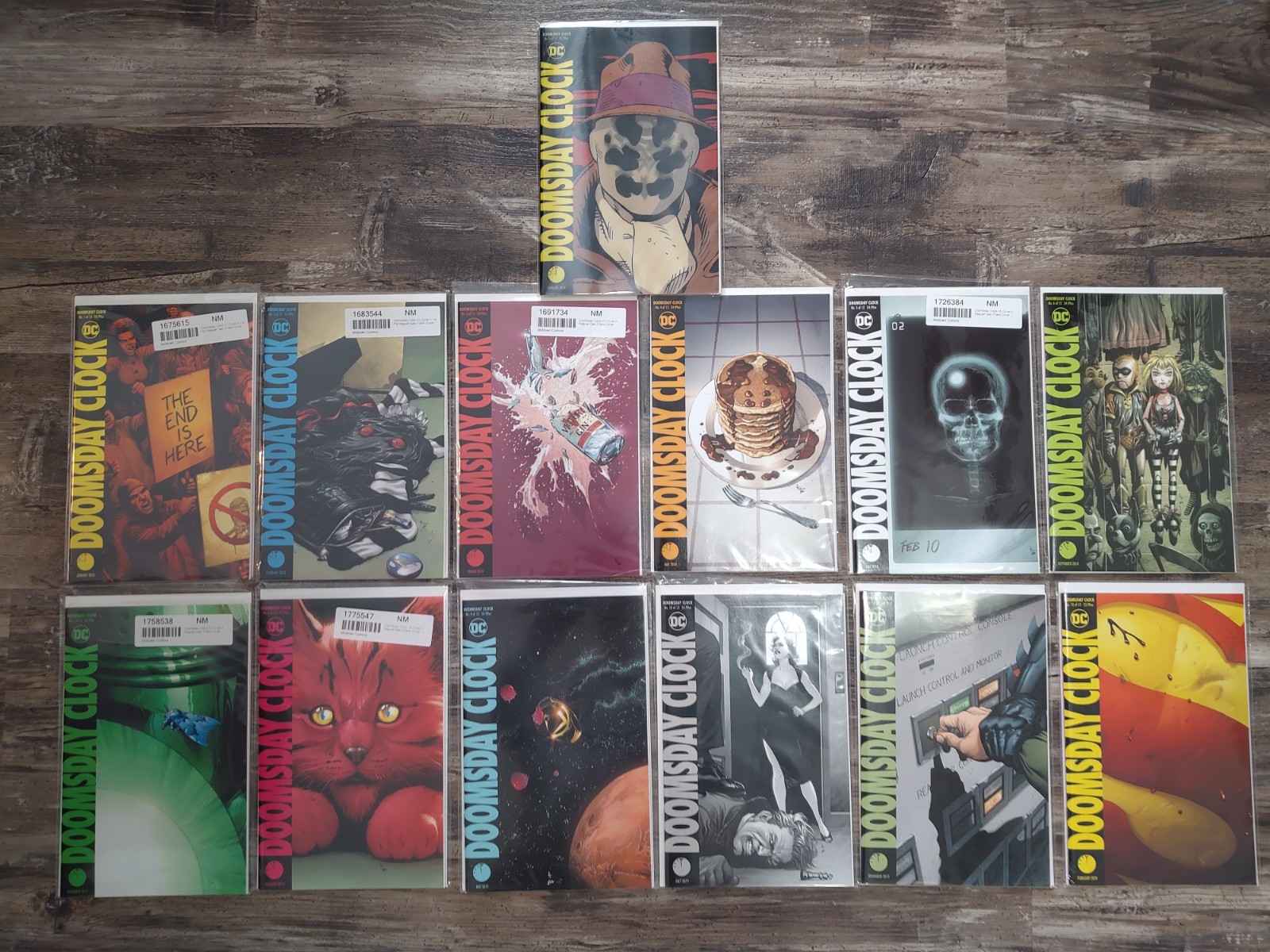 Doomsday Clock #1 2 3 4 5 6 7 8 9 10 11 12 Complete Lot Run DC Comics NM 1-12